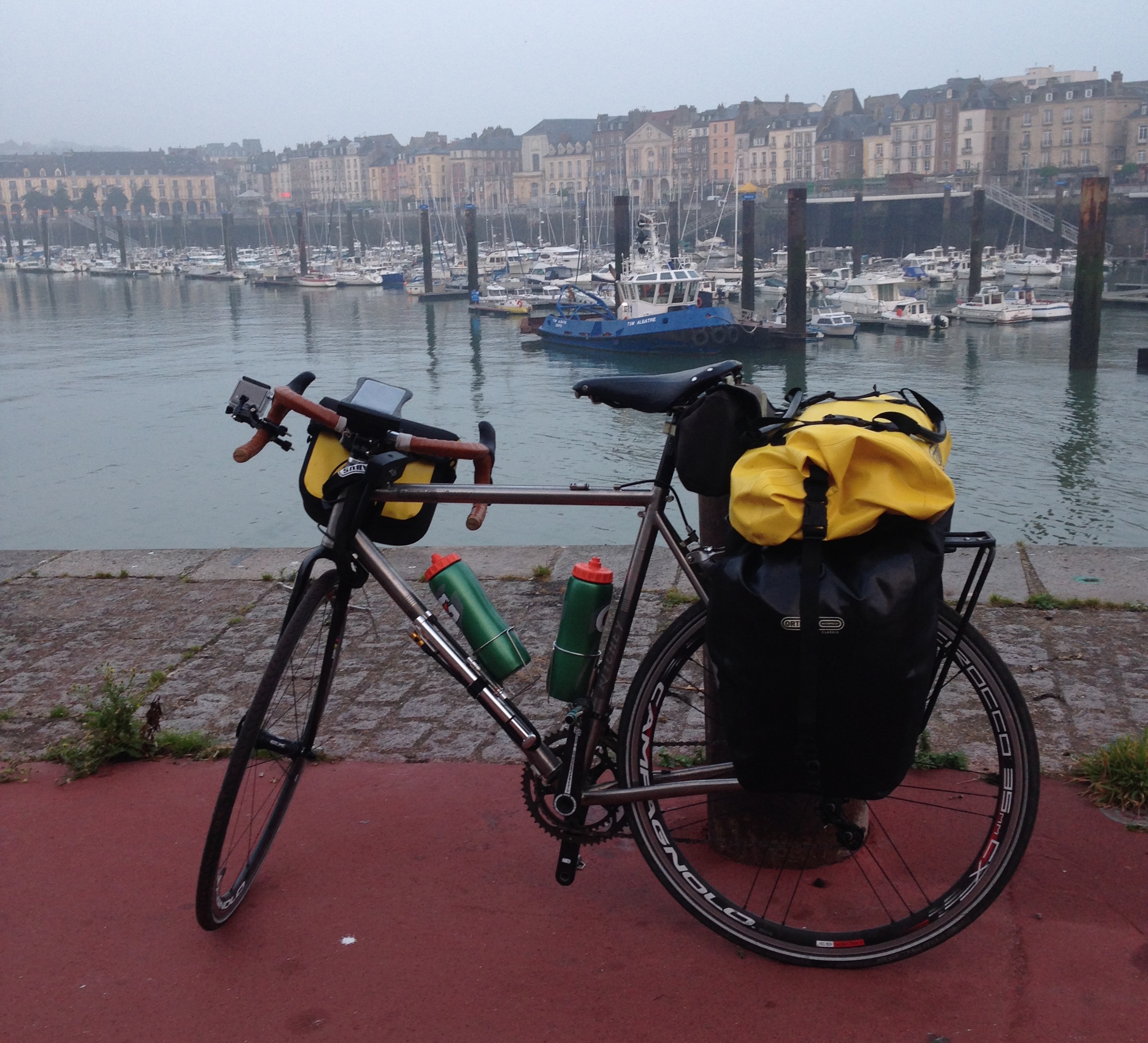 Calm before the storm here in Dieppe Harbor