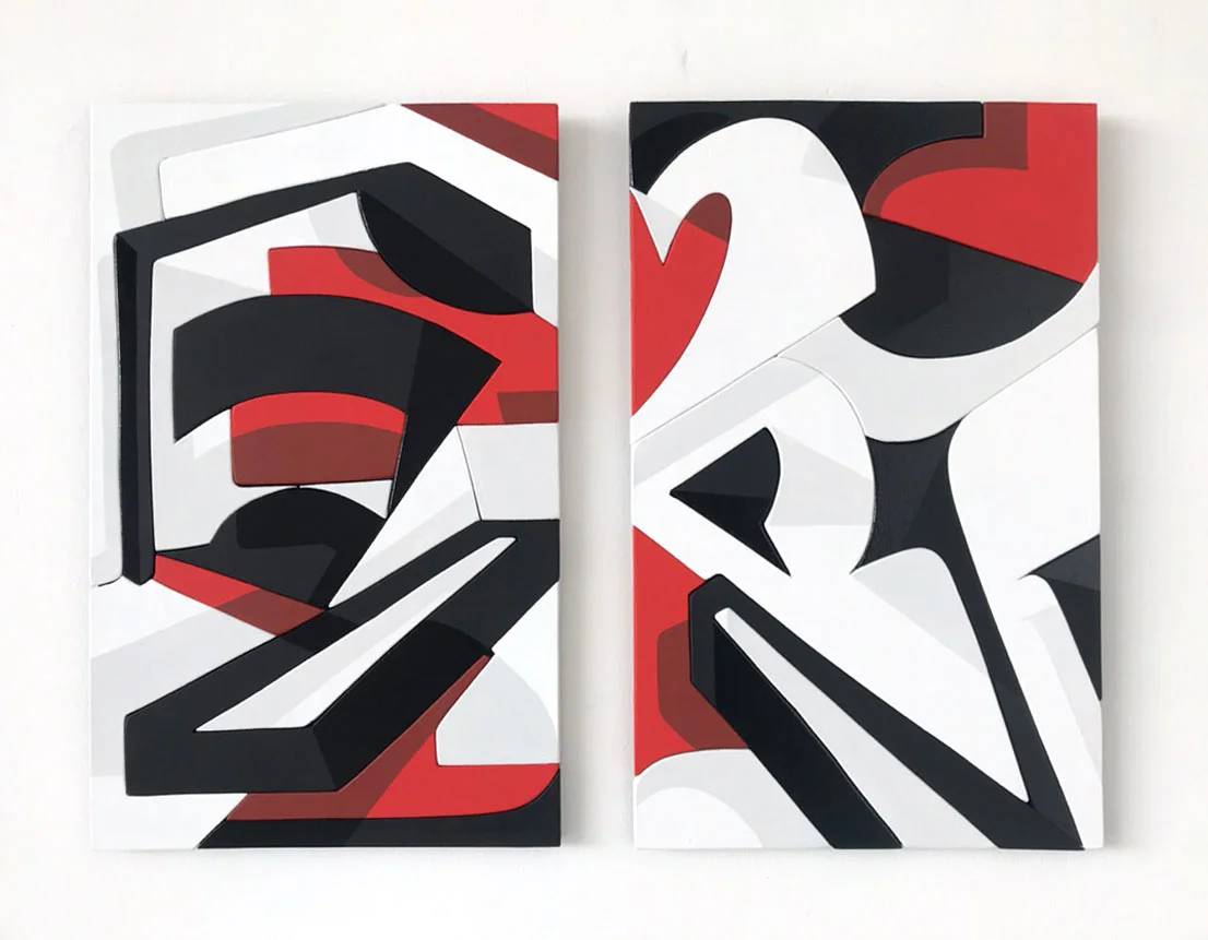 Red White Black Assemblages