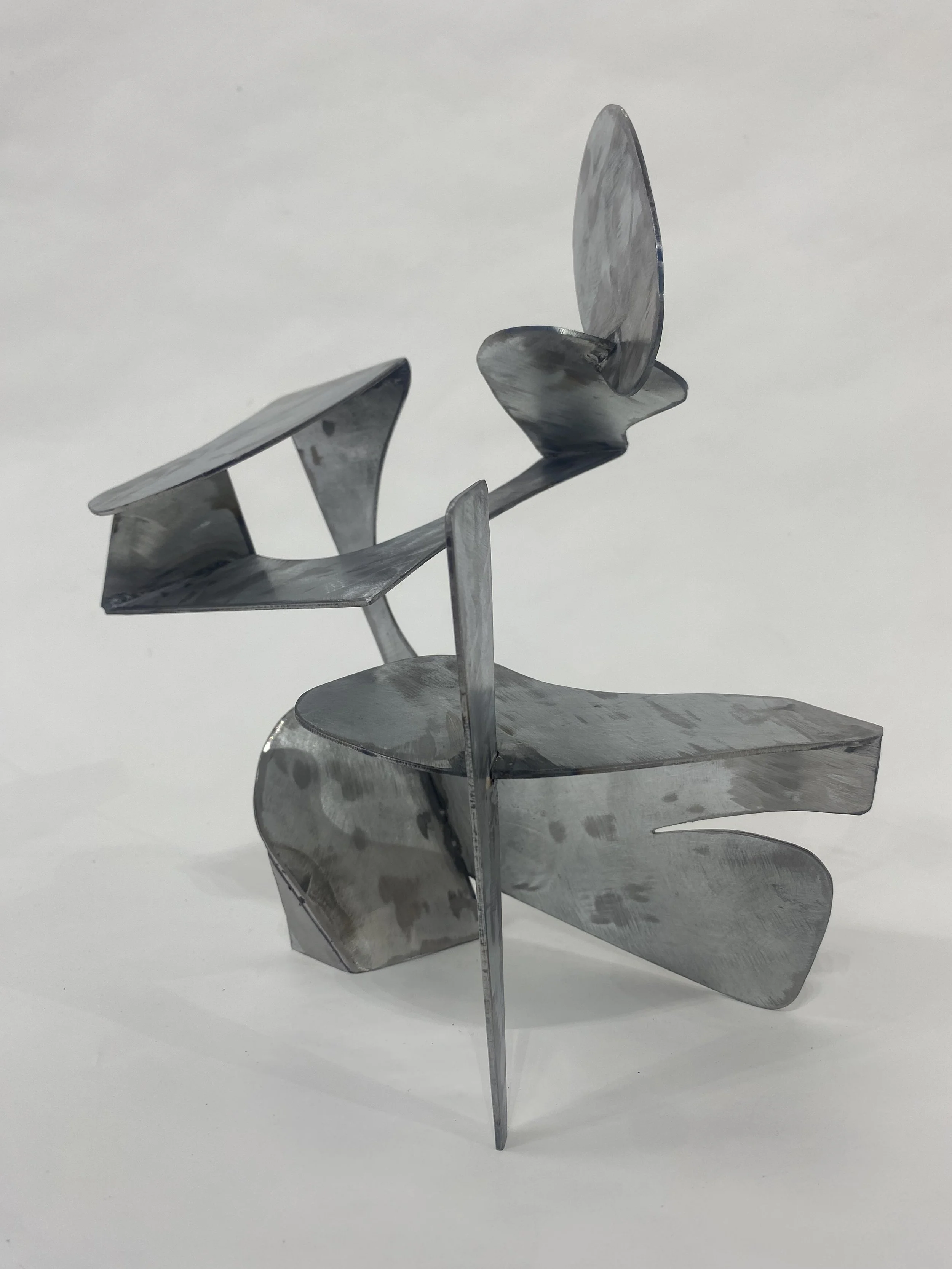 'Dancing' Stainless Steel. 30cm x 20cm x 18 cm. 2025