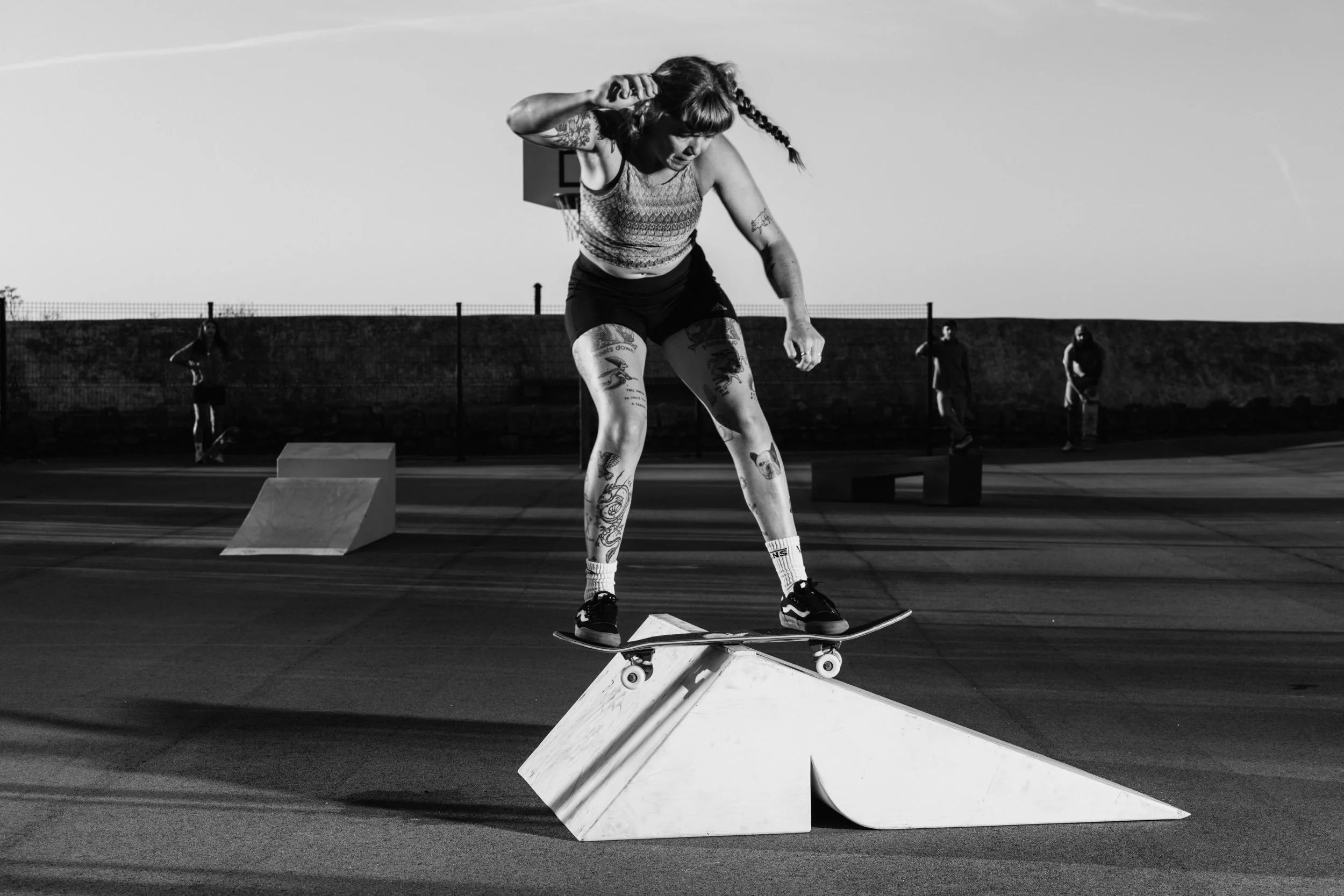 Rosie - board slide on Blanche