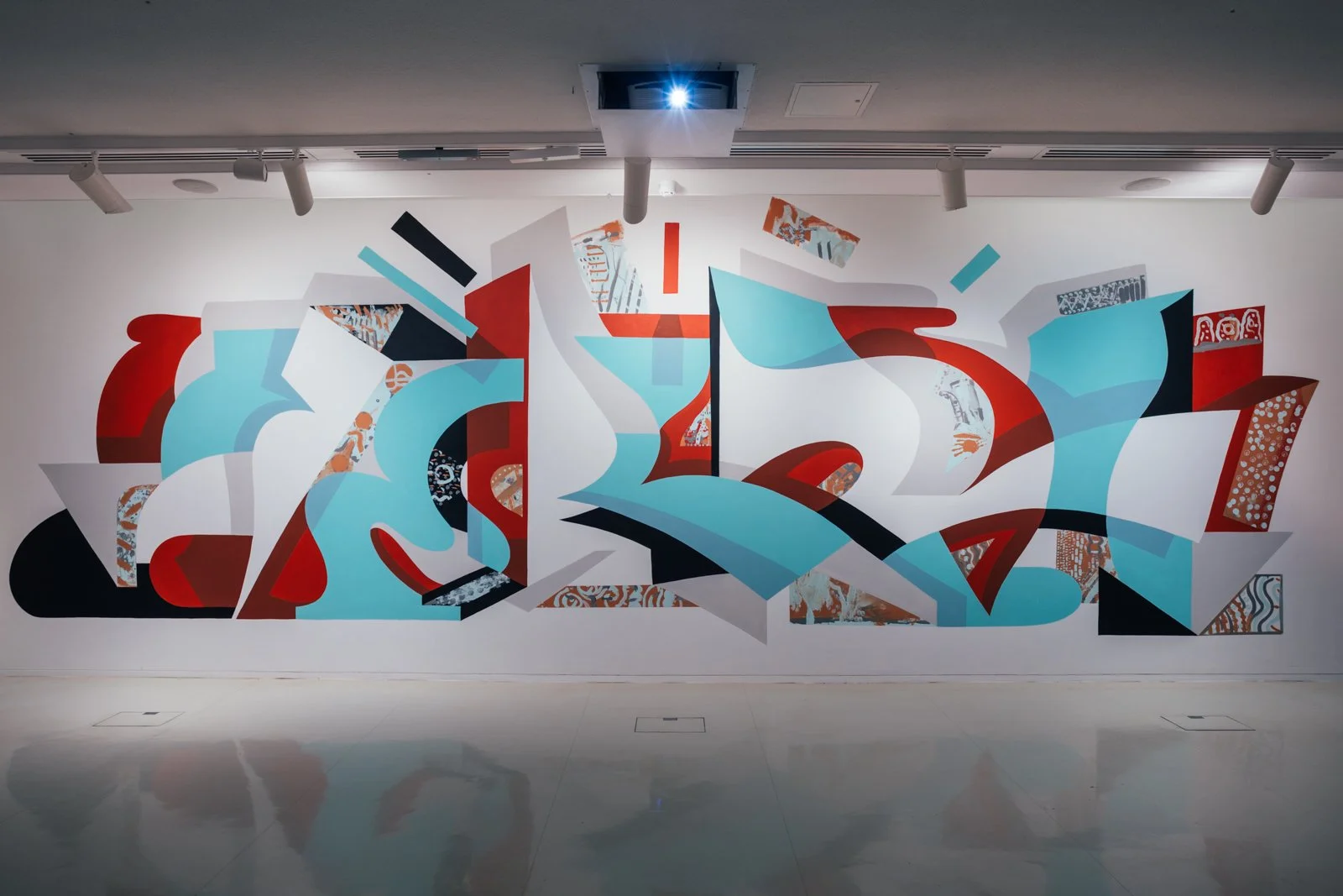 ‘Something New From Repetition’ mural process