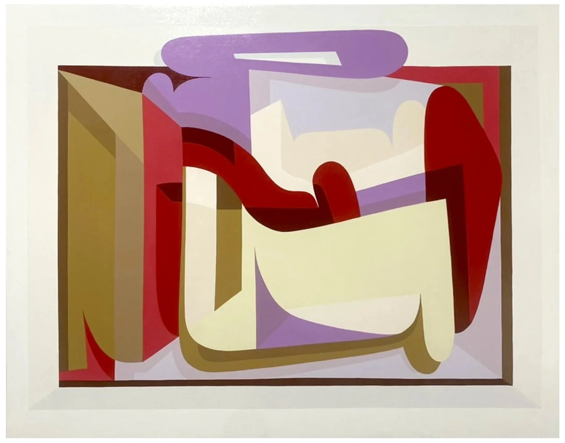 'Gateway' Enamel painting on wooden panel. 98cm x 126cm. 2025