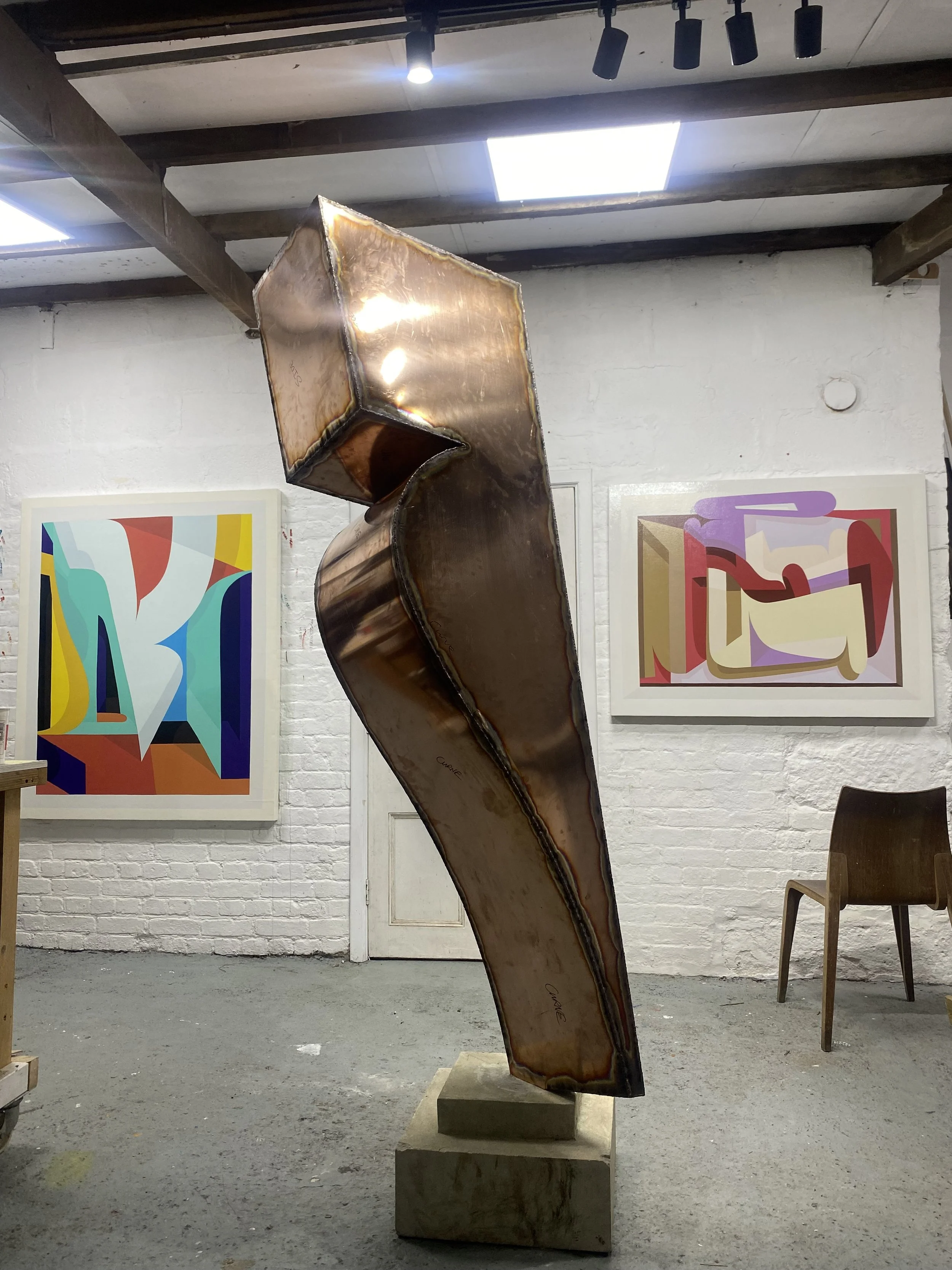 Private commission bronze. 220cm x 60cm x 60cm. 2025