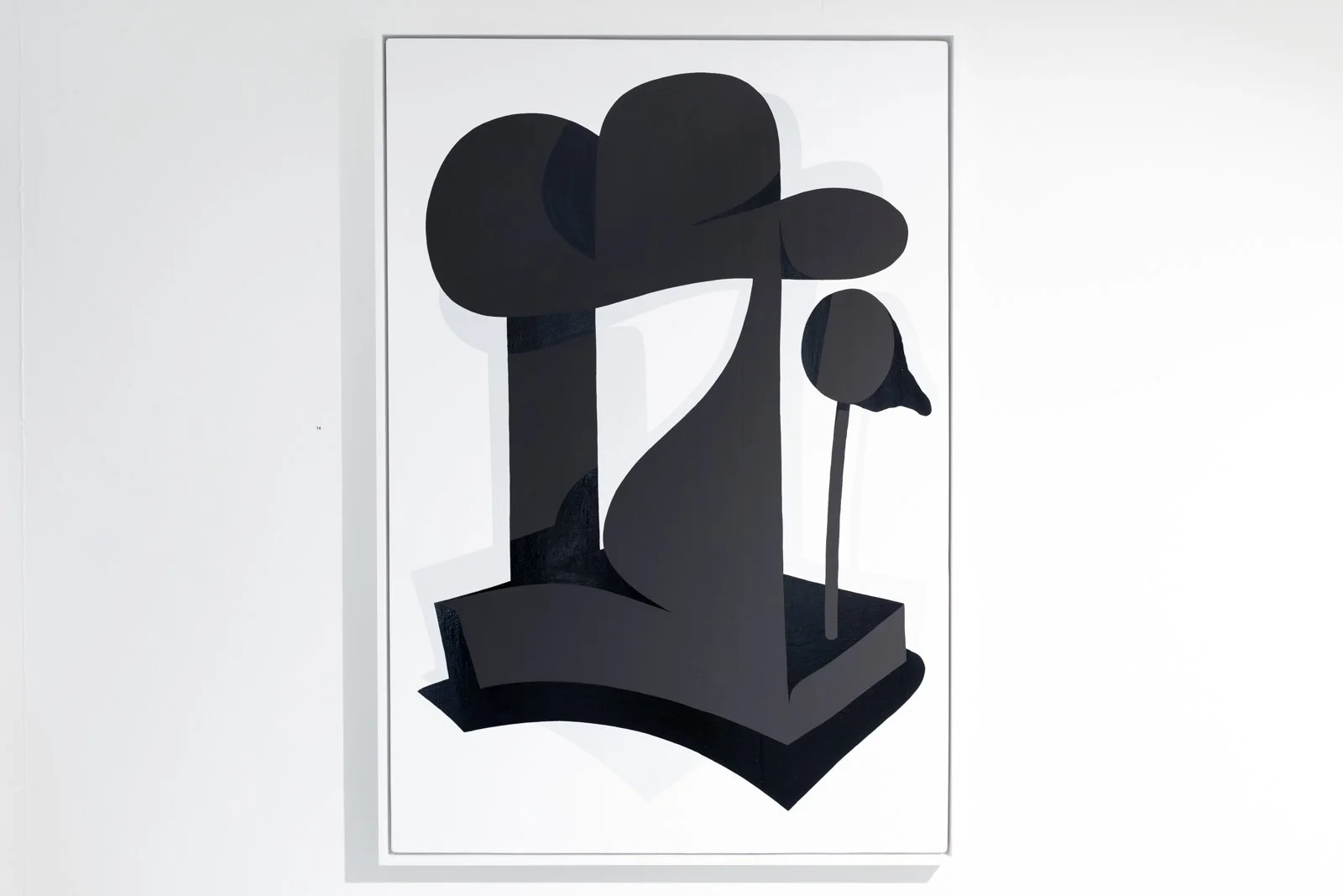 'I Left My Cowboy Hat In St Ives' Enamel painting on wooden panel. 126cm x 95cm. 2023