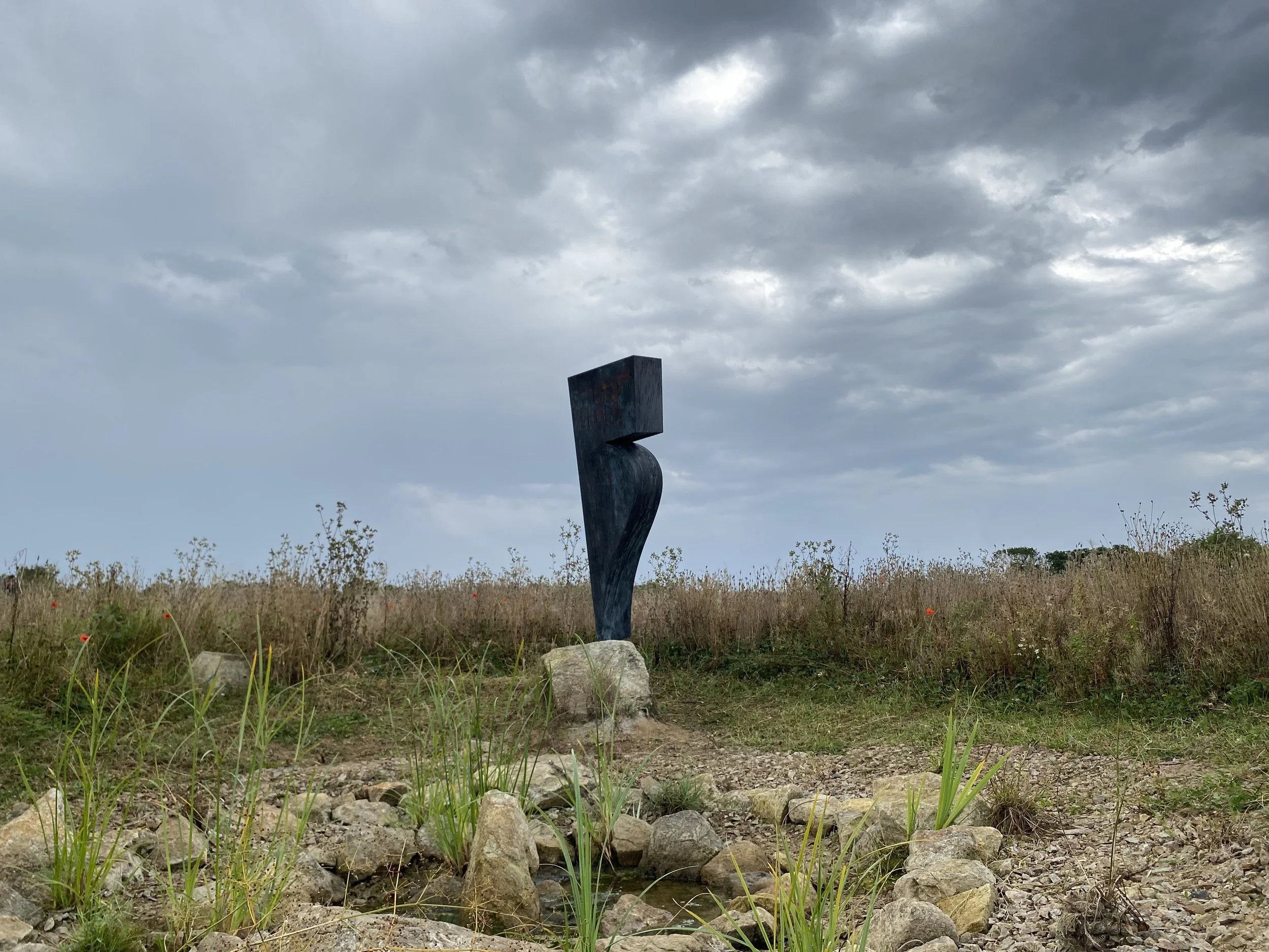 Private commission bronze. 220cm x 60cm x 60cm. 2025