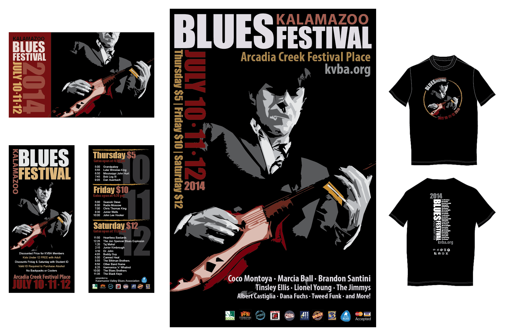 Visual Identity — Blues Fest 2014