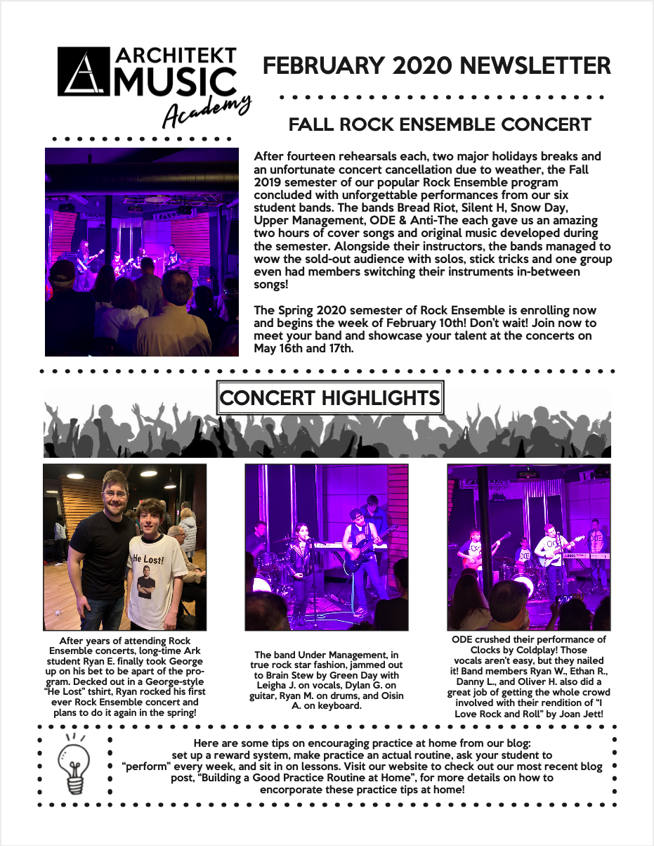 February 2020 Newsletter