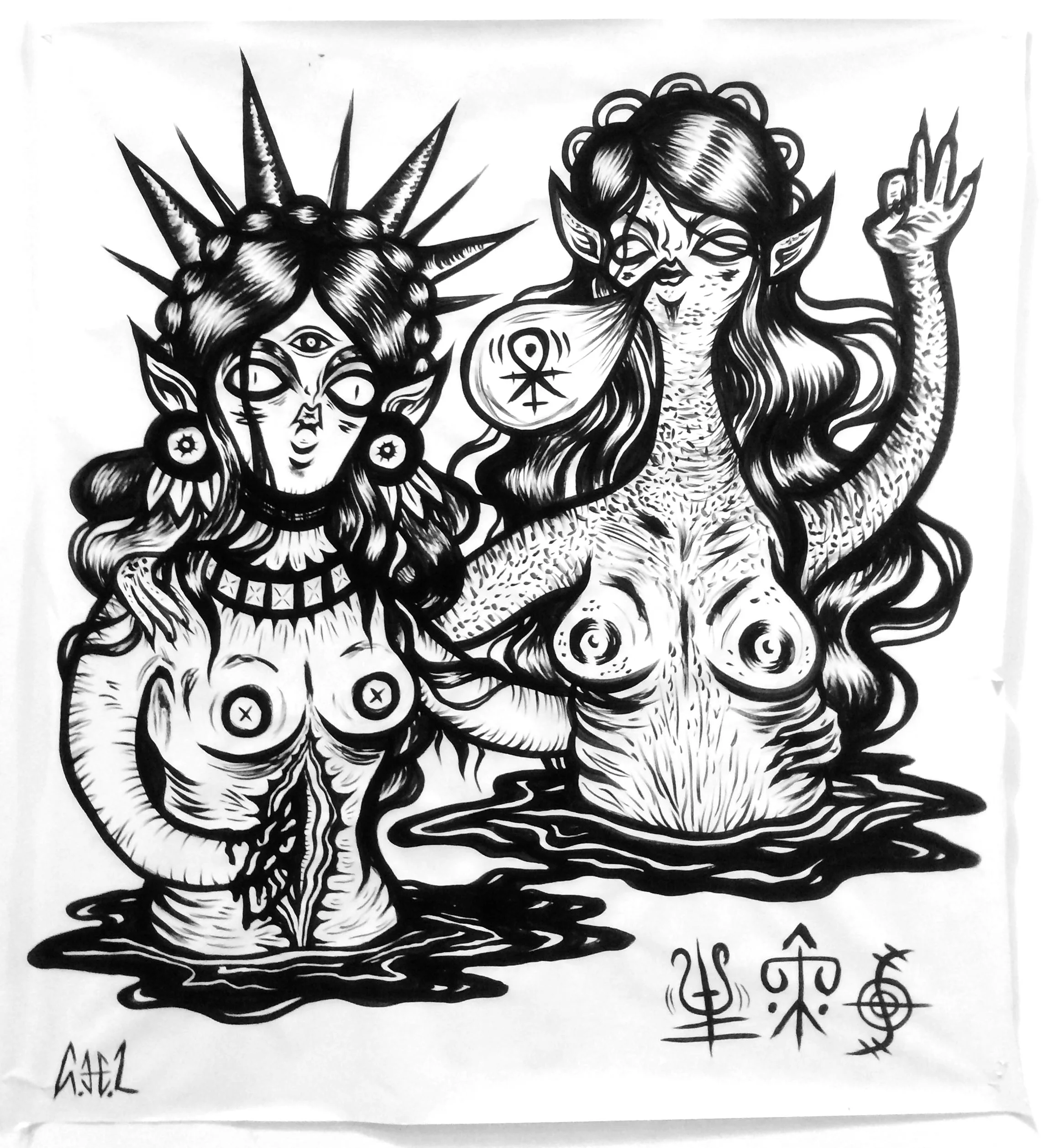LA Art Book Fair: Sketch 3