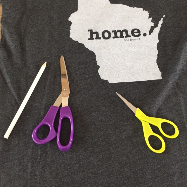 Here are those sharp scissors I was talking about. 