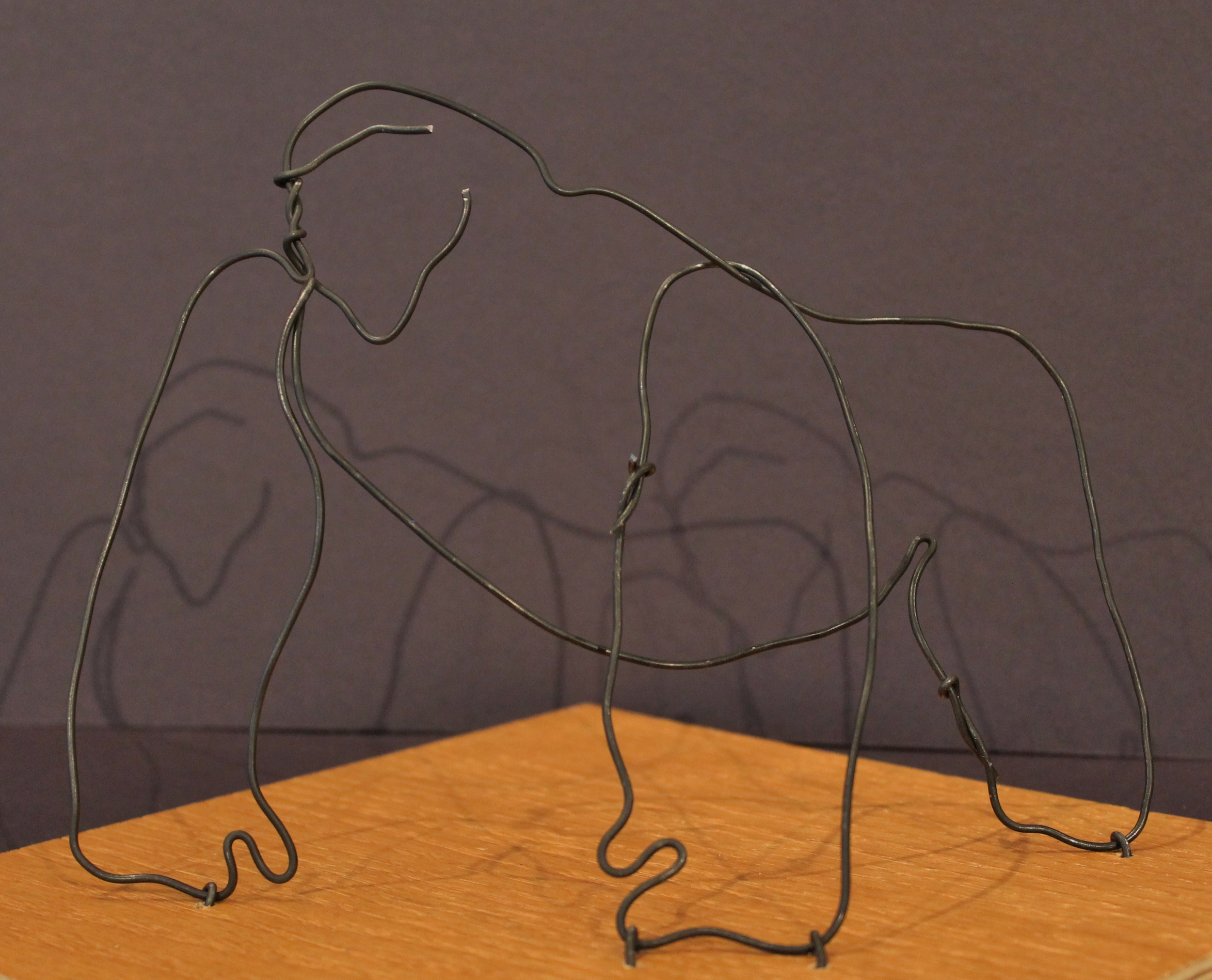 Zach Rieth, '16, Wire Sculpture of Ape