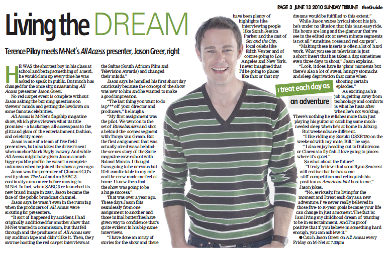 Sunday Tribune - June 2010