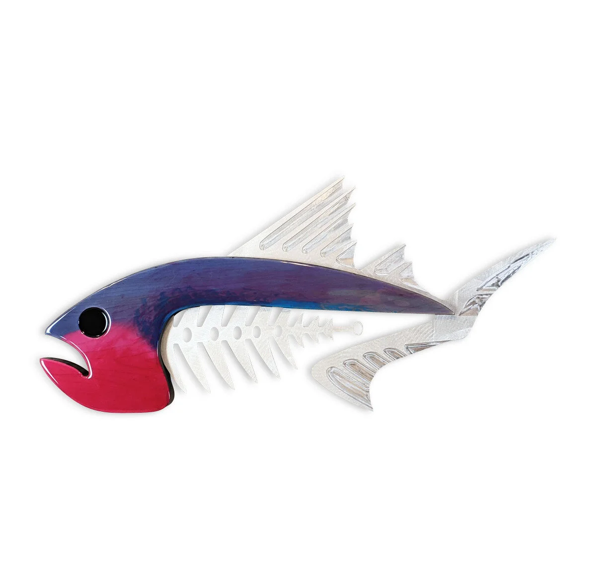 Big Fin  Fuchsia to Purple