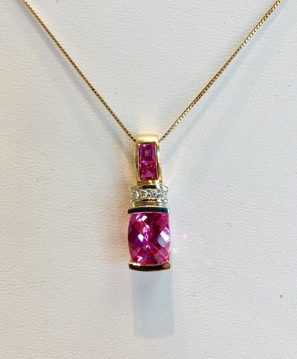 Pink Sapphire Jewelry — Trillion Jewels