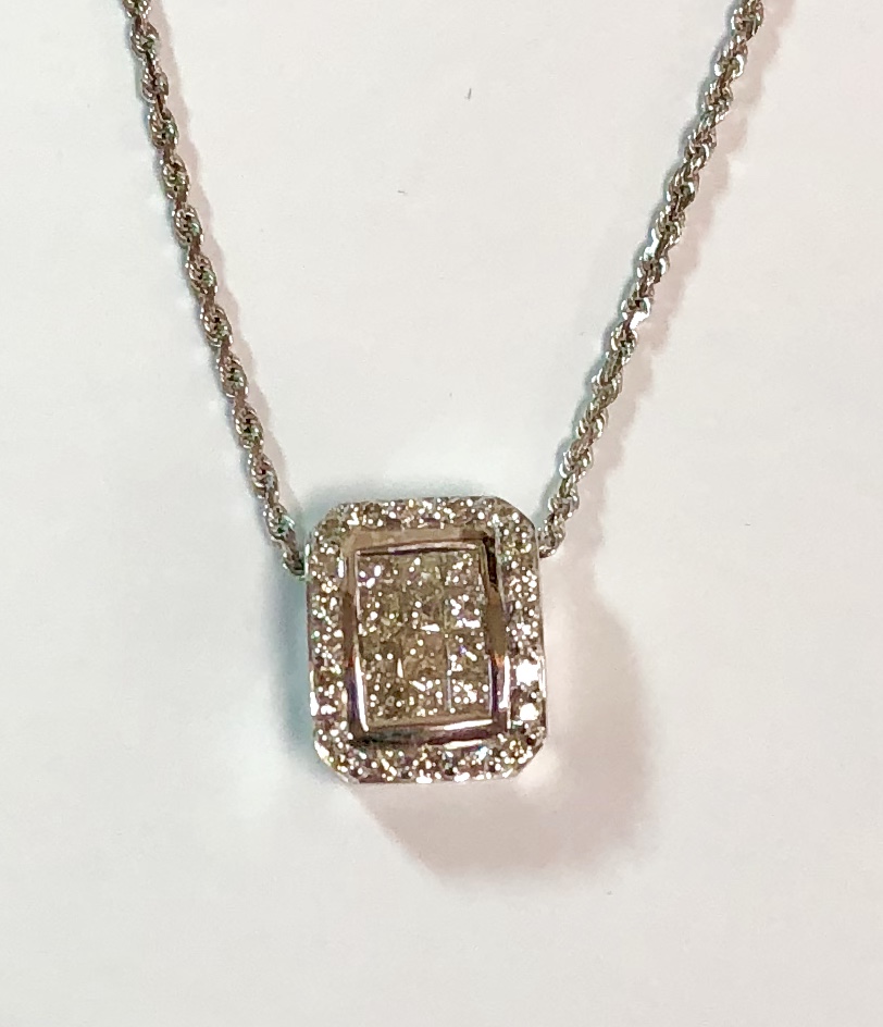 Diamond Pendant Necklaces Trillion Jewels - Modern Diamond Pendant Necklace Diamond Pendant Necklaces Trillion Jewels - Modern Diamond Pendant Necklace