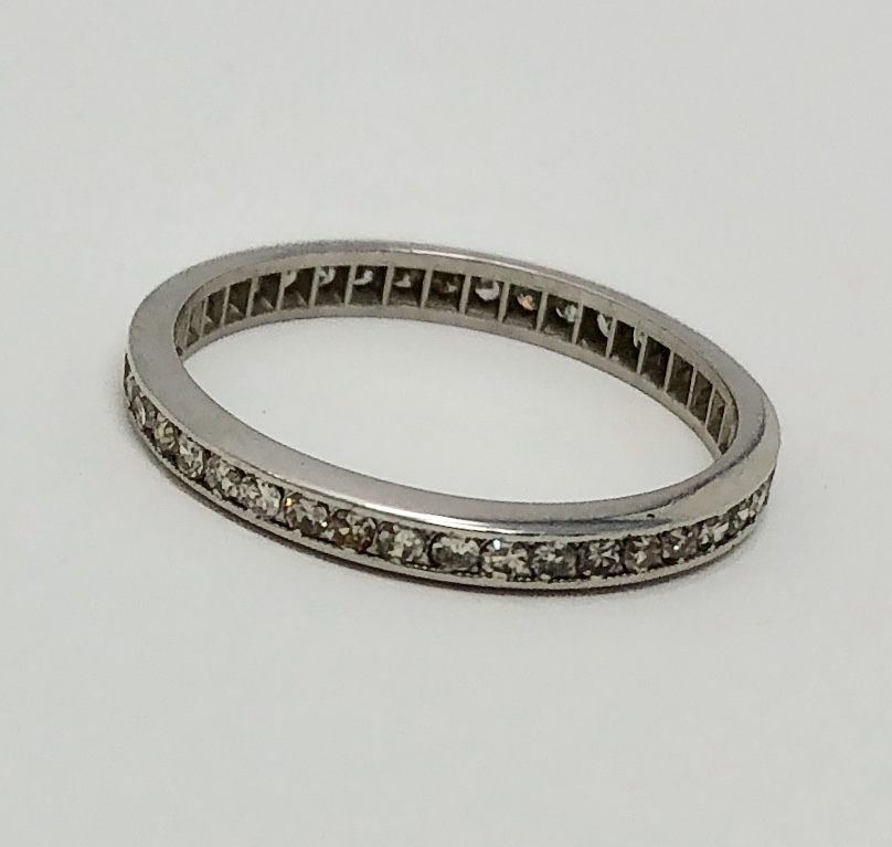 Platinum Diamond Eternity Band
