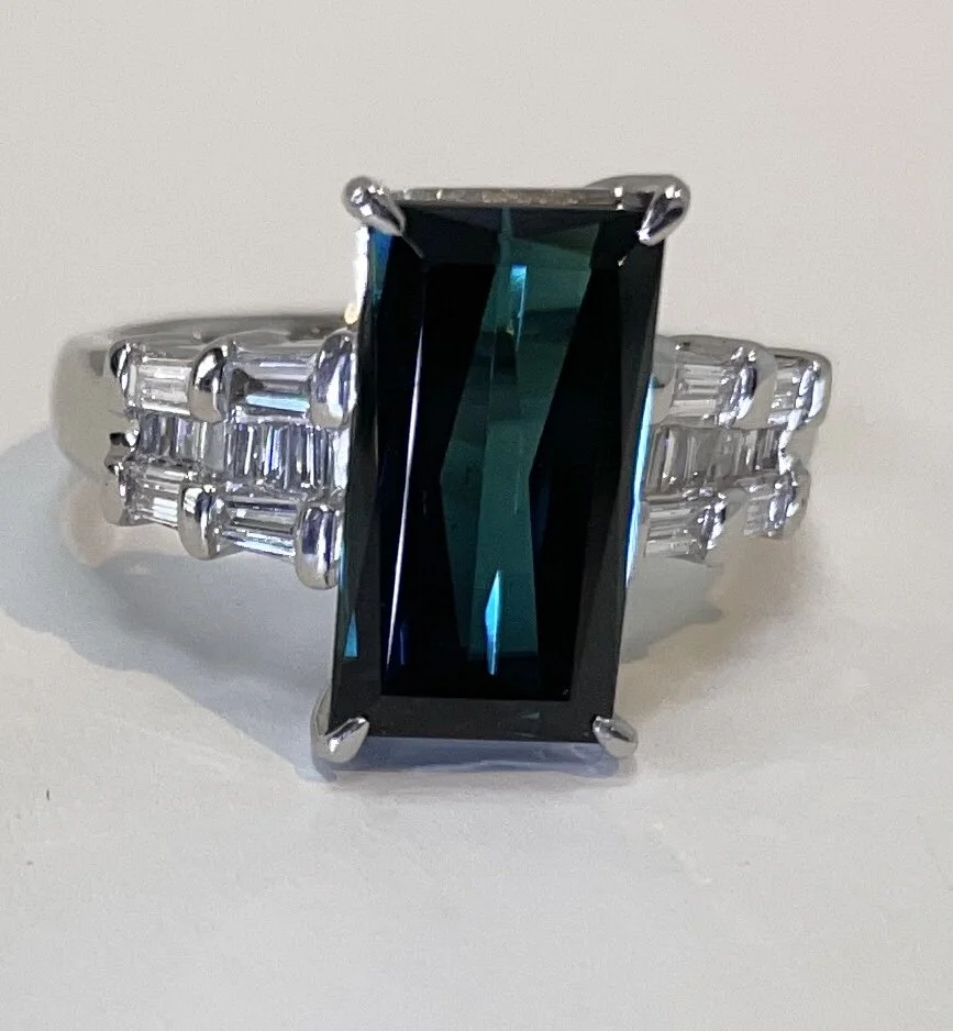 Green and Blue (Indicolite) Tourmalines 