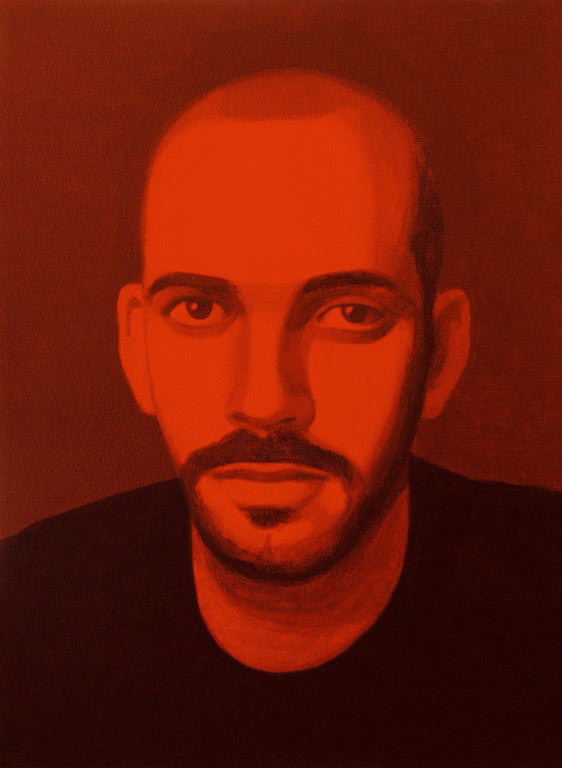 Autorretrato rojo, 2004