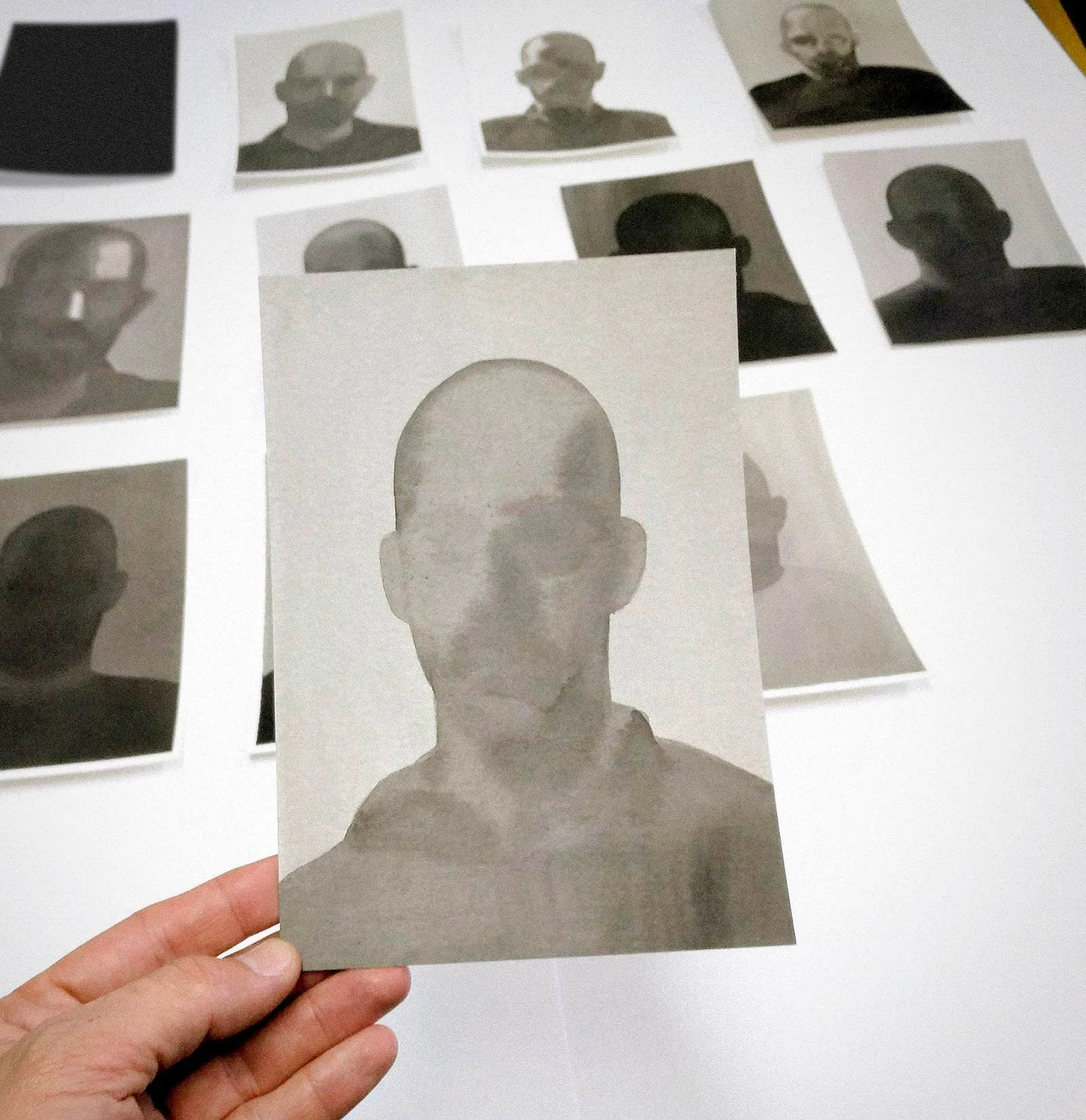 Black Mirror Self Portraits, 2018-2021