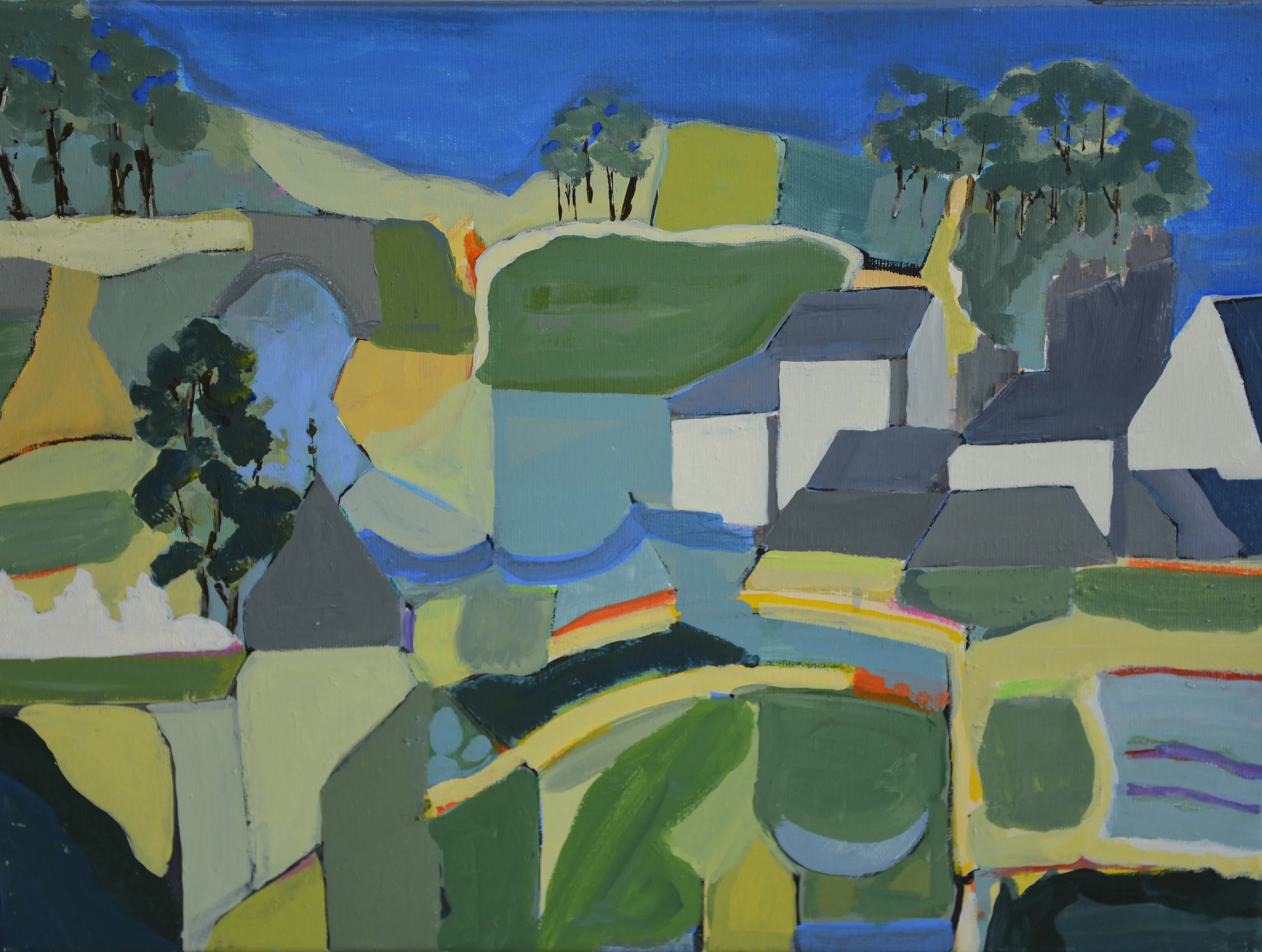 Remembering Brittany, 2010Acrylic on canvas18" x 24"