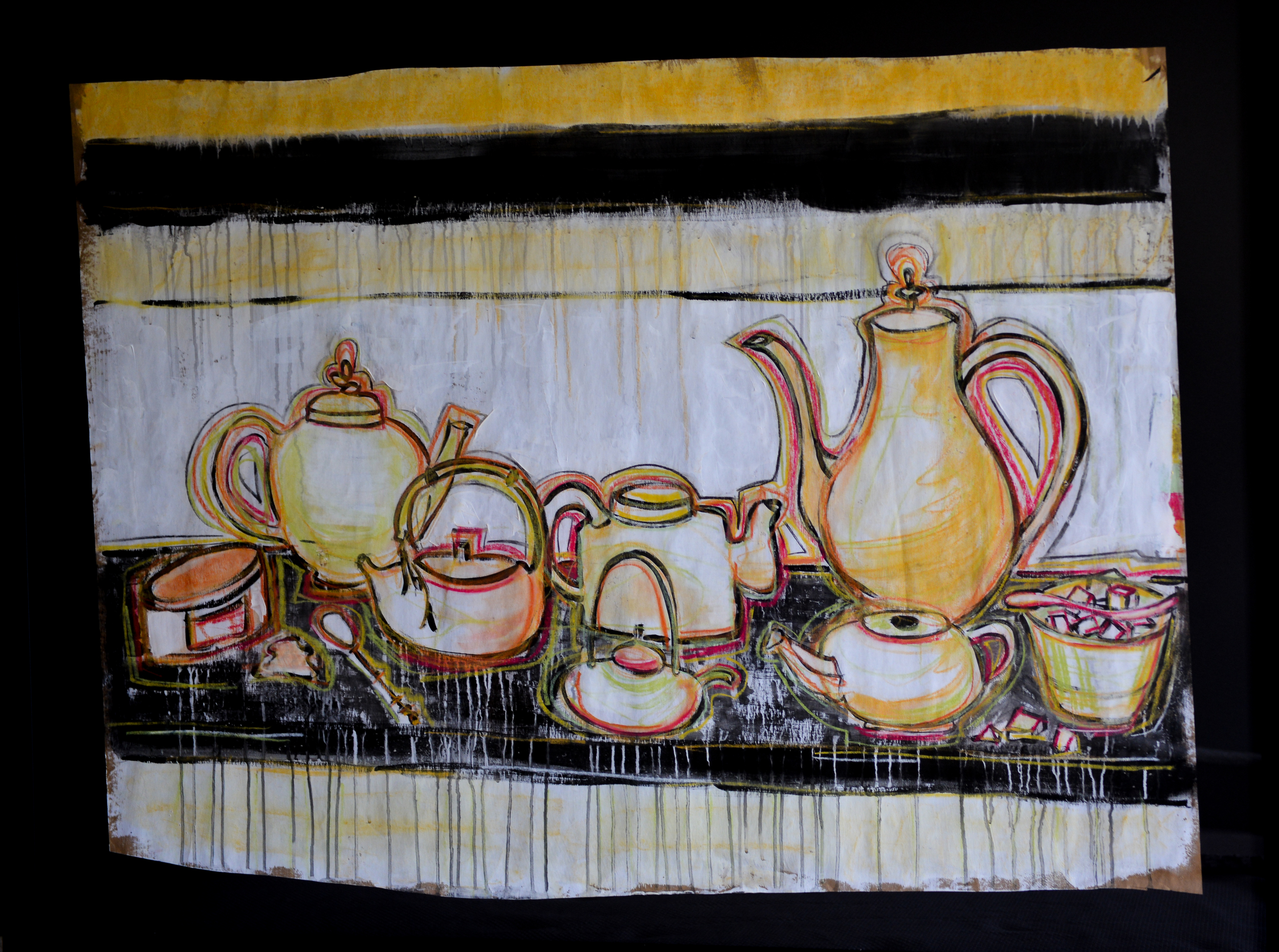 Tea, 2008Mixed media48" x 60"