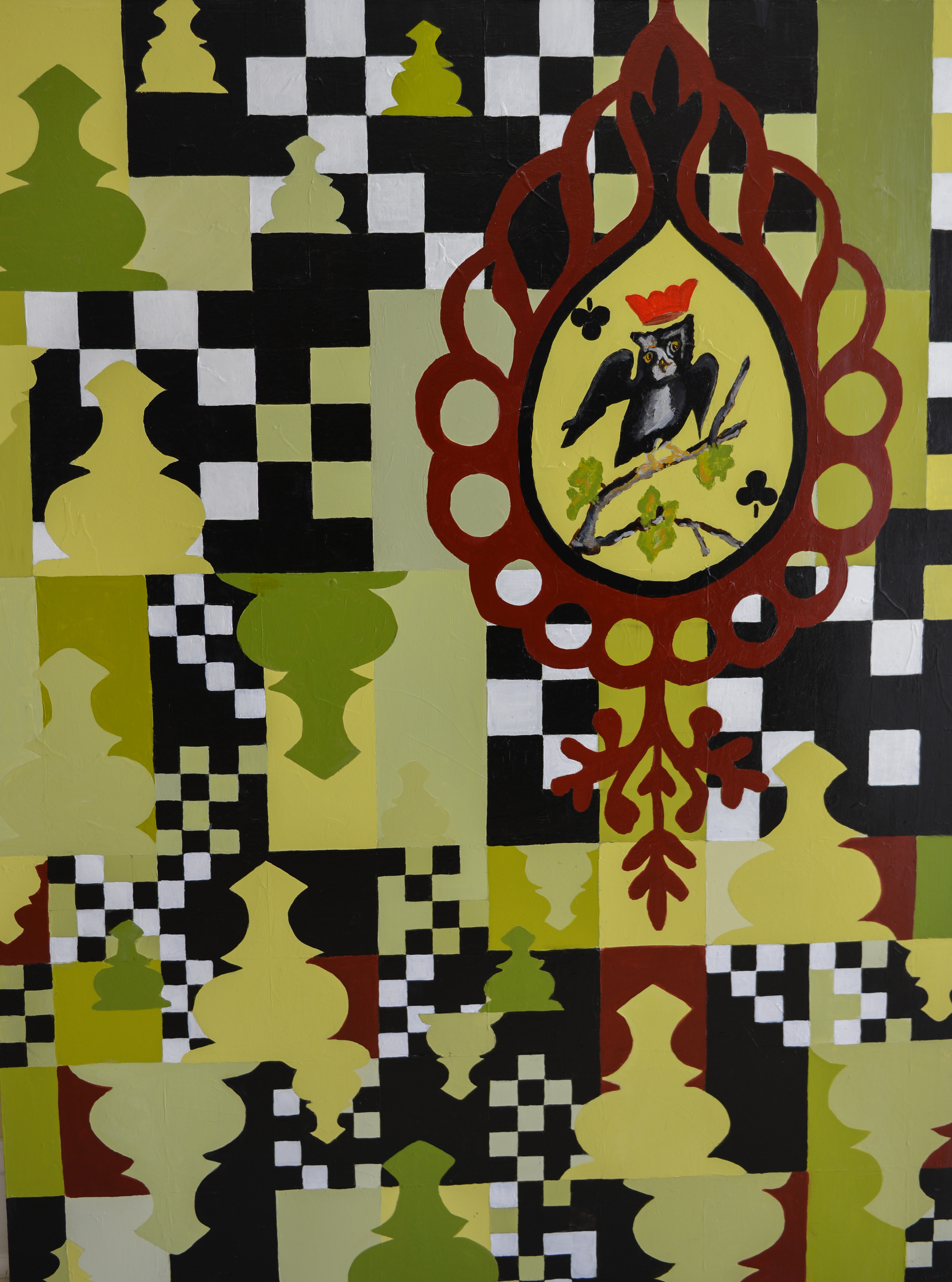 Game of Life, 2012Acrylic on canvas36" x 48"