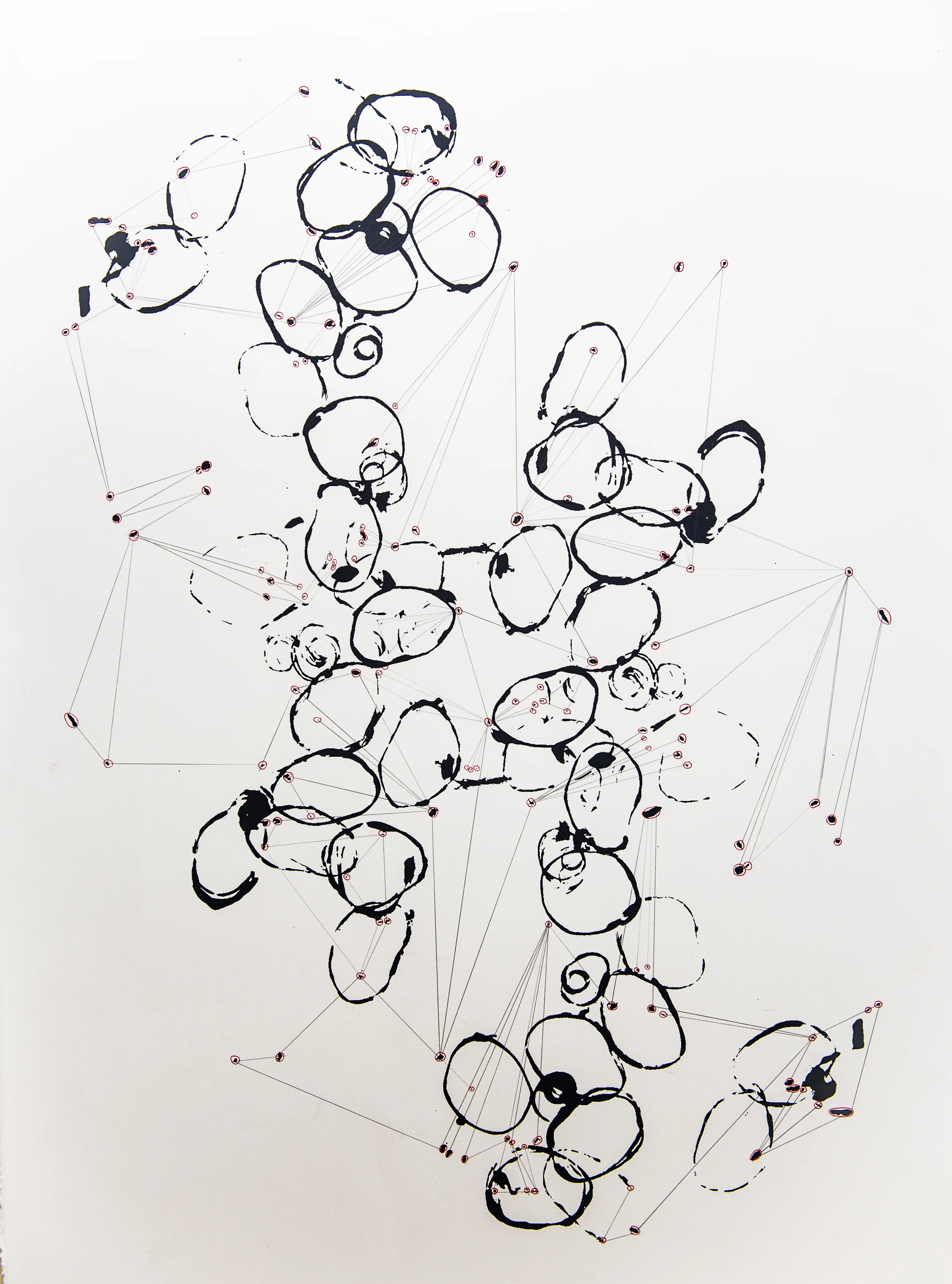Untitled, 2014Screen print with graphite22" x 30"
