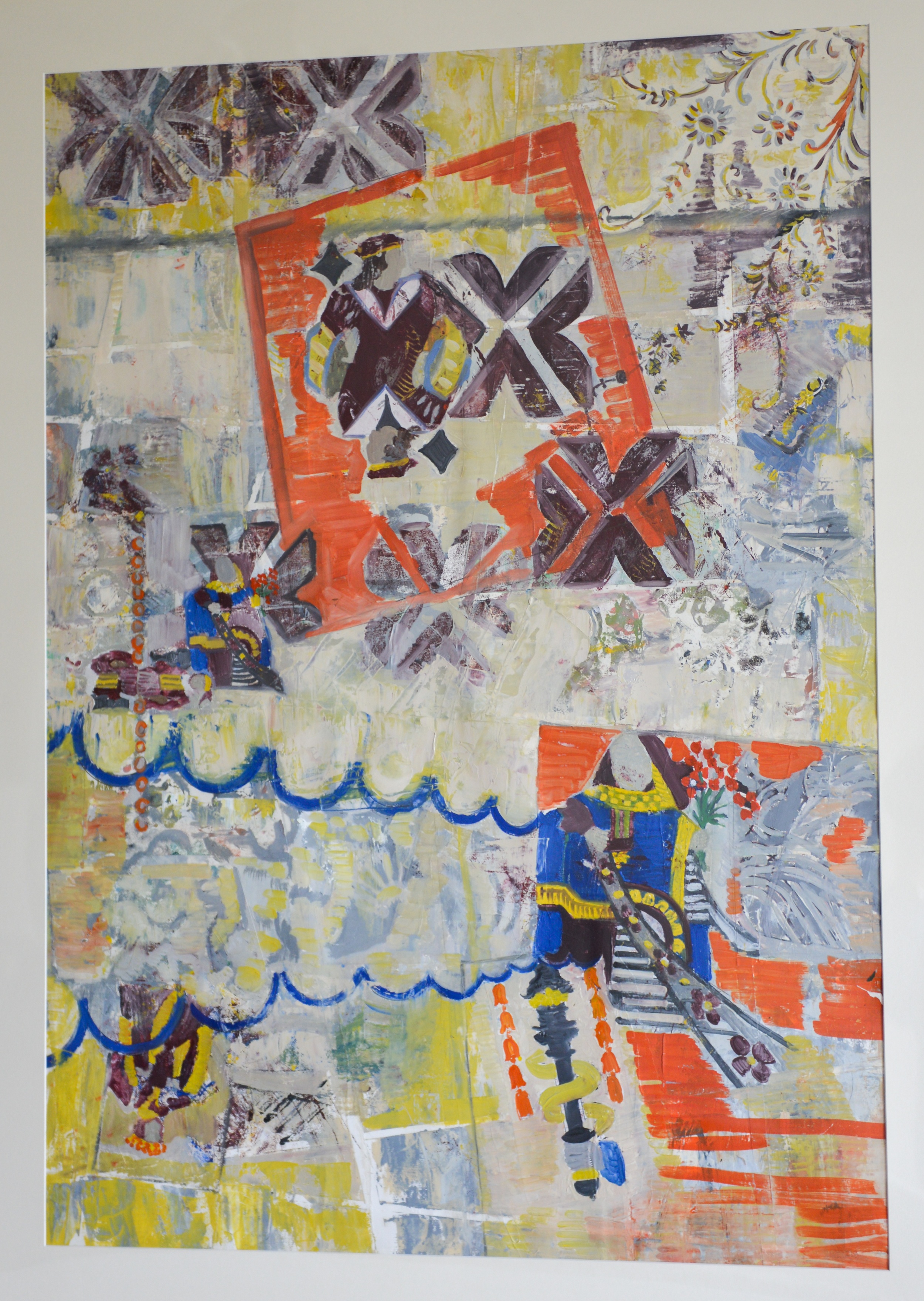 House of Cards (France), 2004Oil on paper48" x 36"