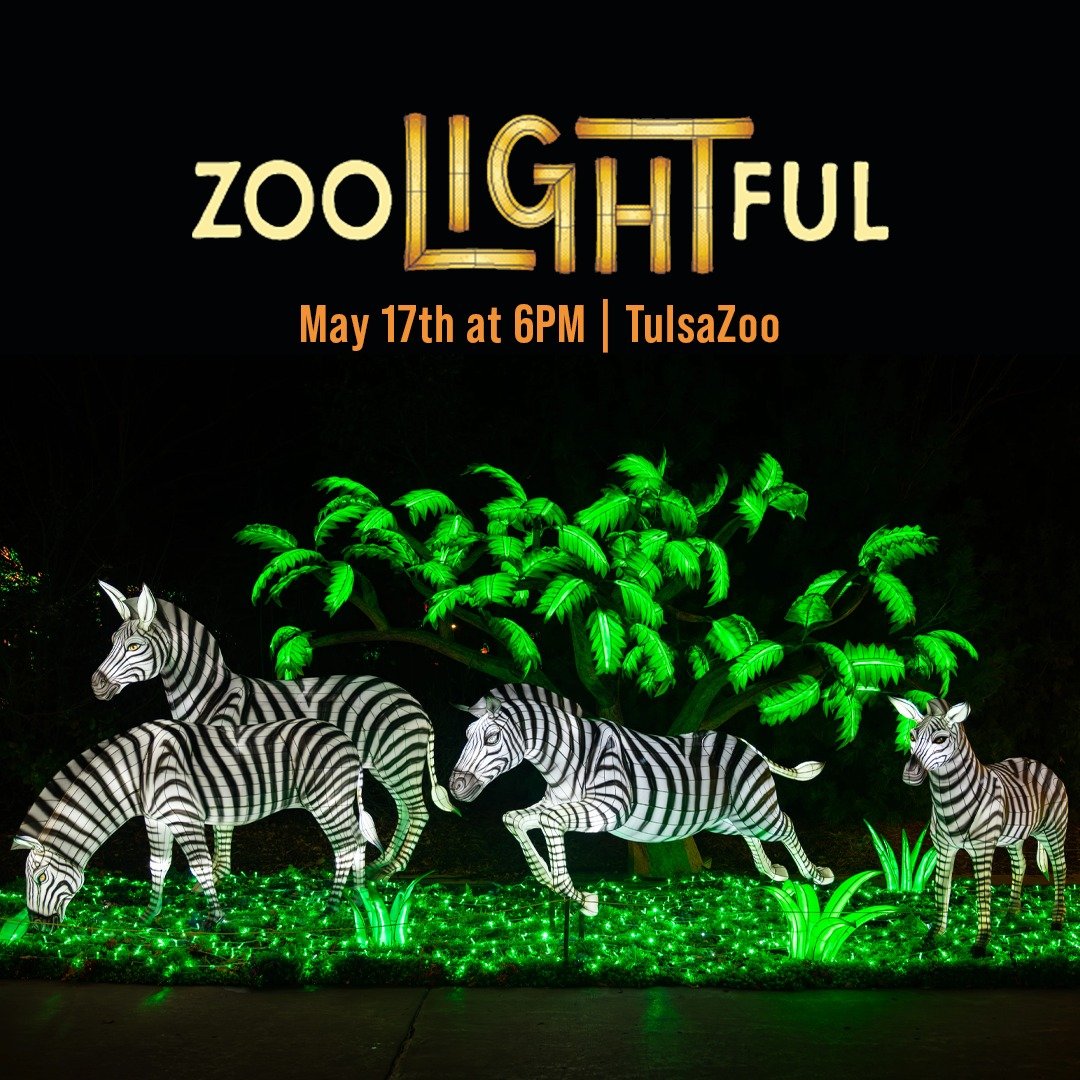 We can't wait to see you at the Tulsa Zoo this SUNDAY at 6PM! There's still time to pre-purchase discounted tickets and family packs at tulsazoo.org/zoolightful or when we meet at the gate ($23.99/person)

Who are you bringing to this ZOO-lightful ev
