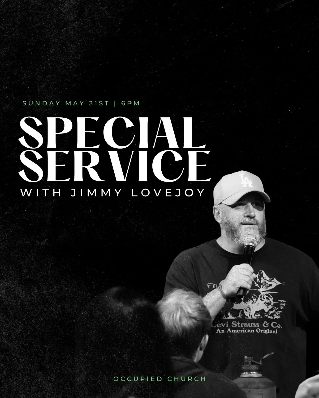 THIS SUNDAY at 6PM we're teaming up with Jimmy Lovejoy for a special service. Come be a part of what God's doing in this house - see ya there!