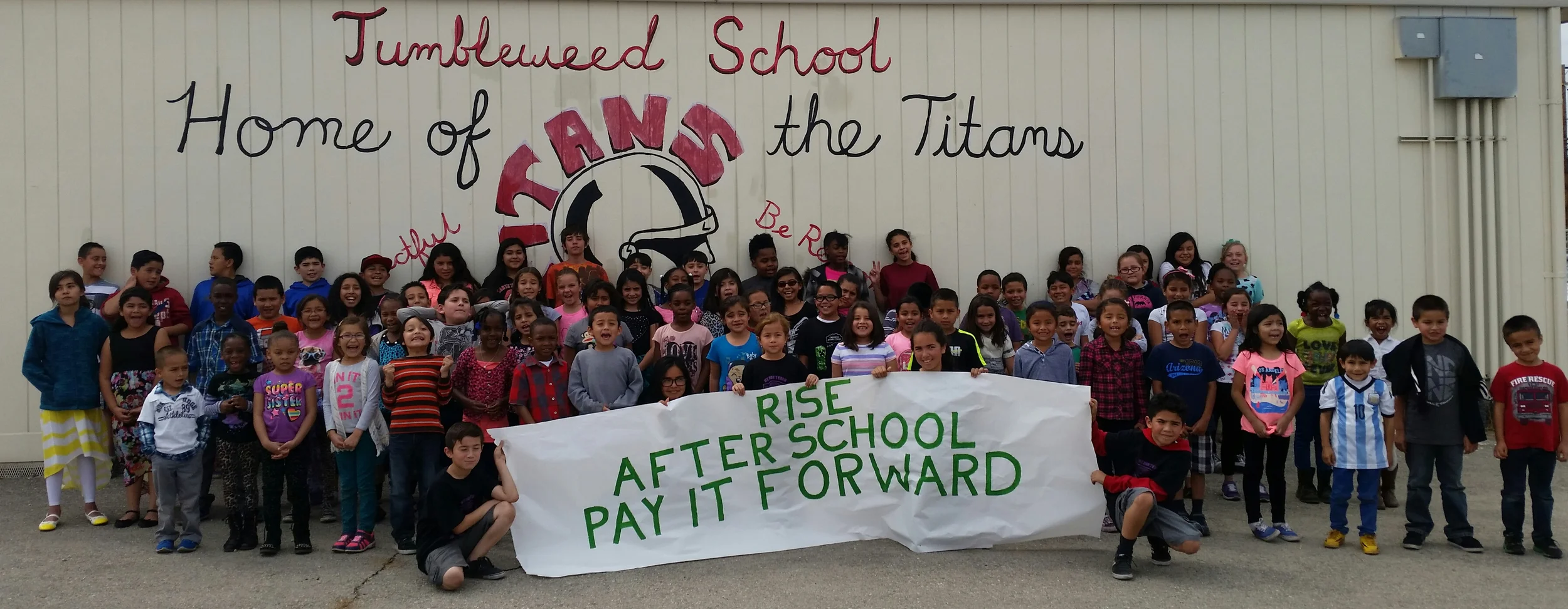 Tumbleweed Elementary students practice "Paying It Forward"