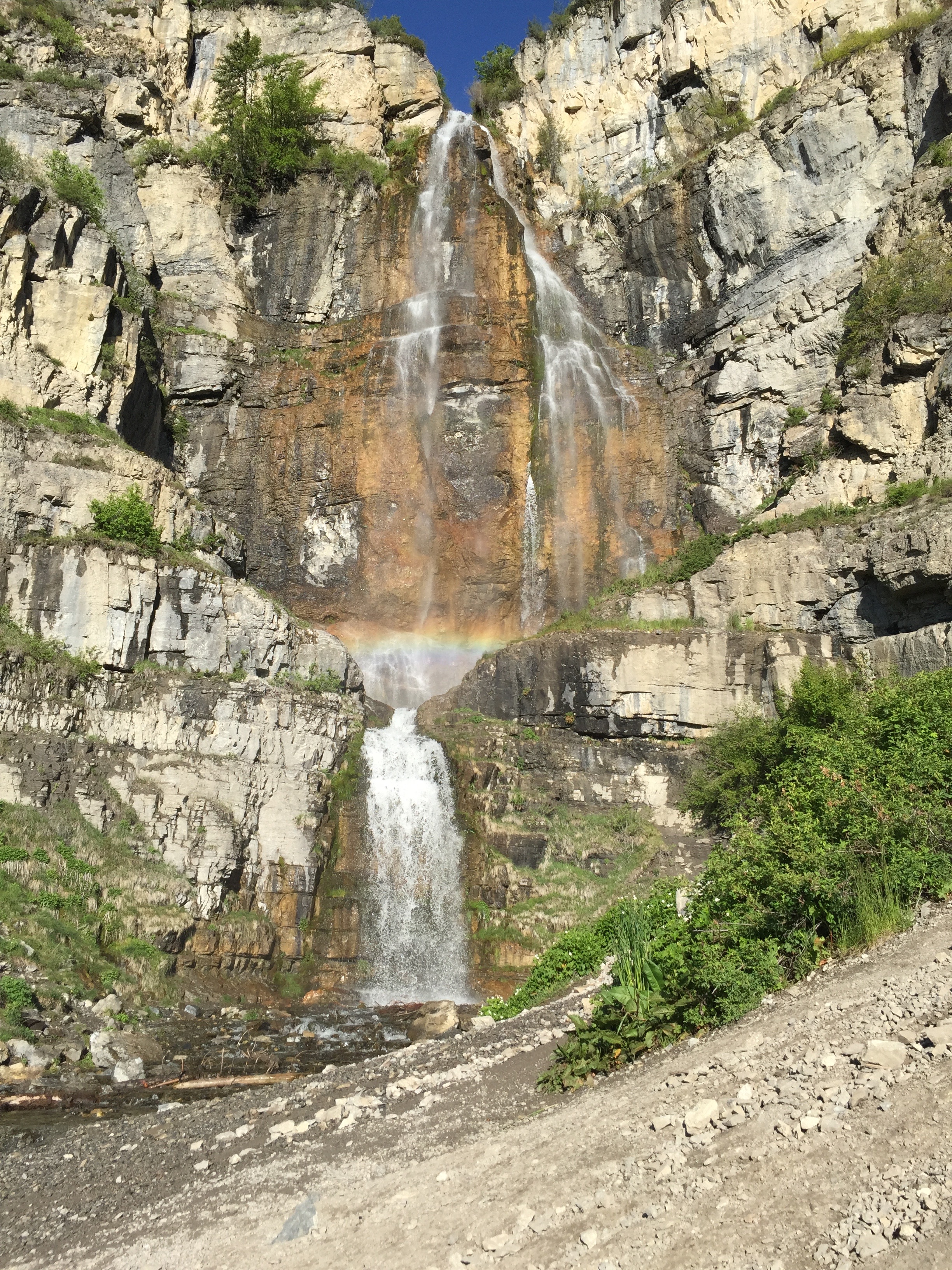 I would hike up here every morning (in the beginning at least). Just so I could see this view. I have the scars from tripping a couple times to prove it! (Gotta get hiking books!) The earlier, the better for the best view of the rainbow.