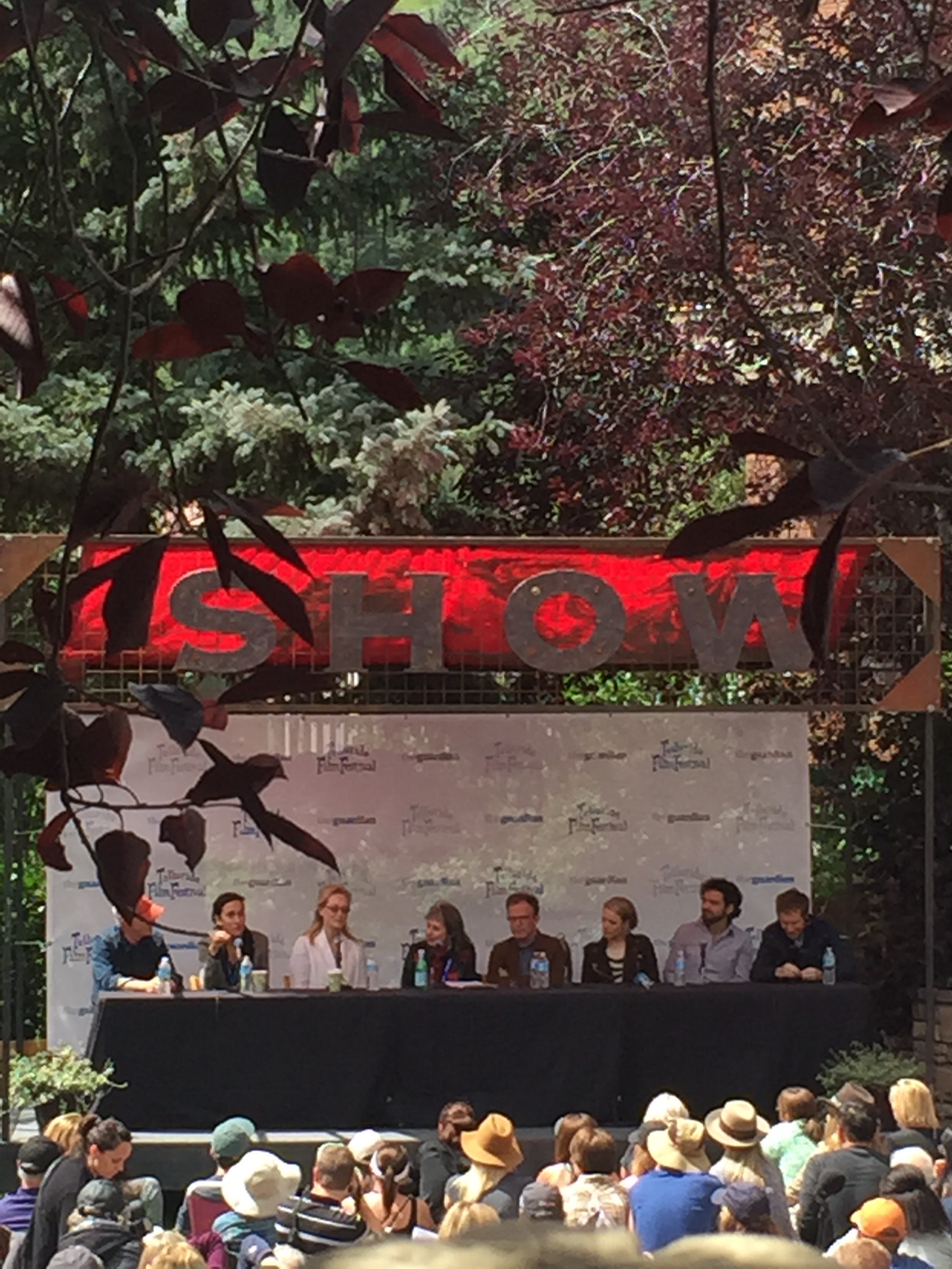 Michael Keaton, Sarah Gavron, Meryl Streep, Todd McCarthy, Rachel McAdams, Laśzló Nemes & Géza Röhrig.