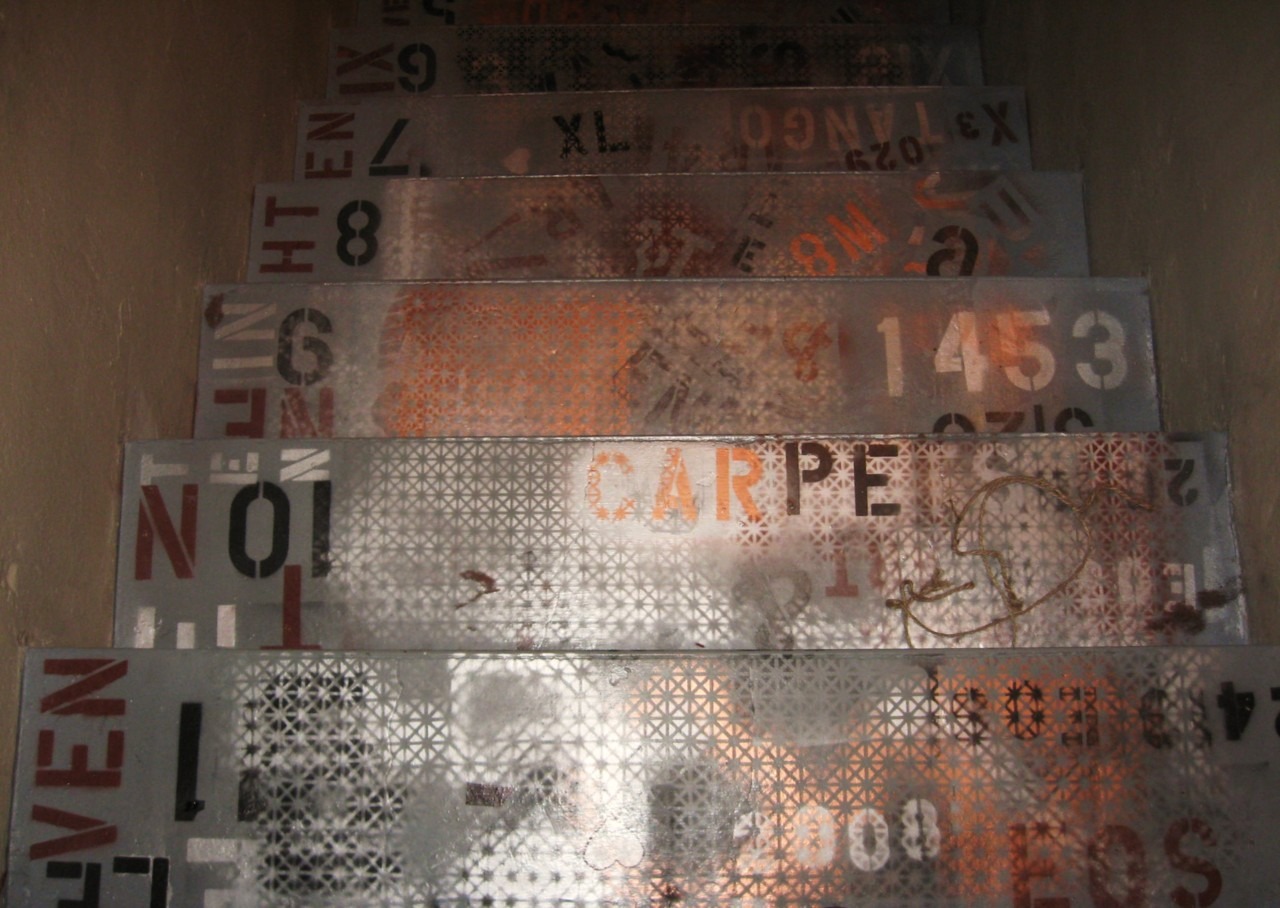 Graphic Stairs from an old job by Corehaus