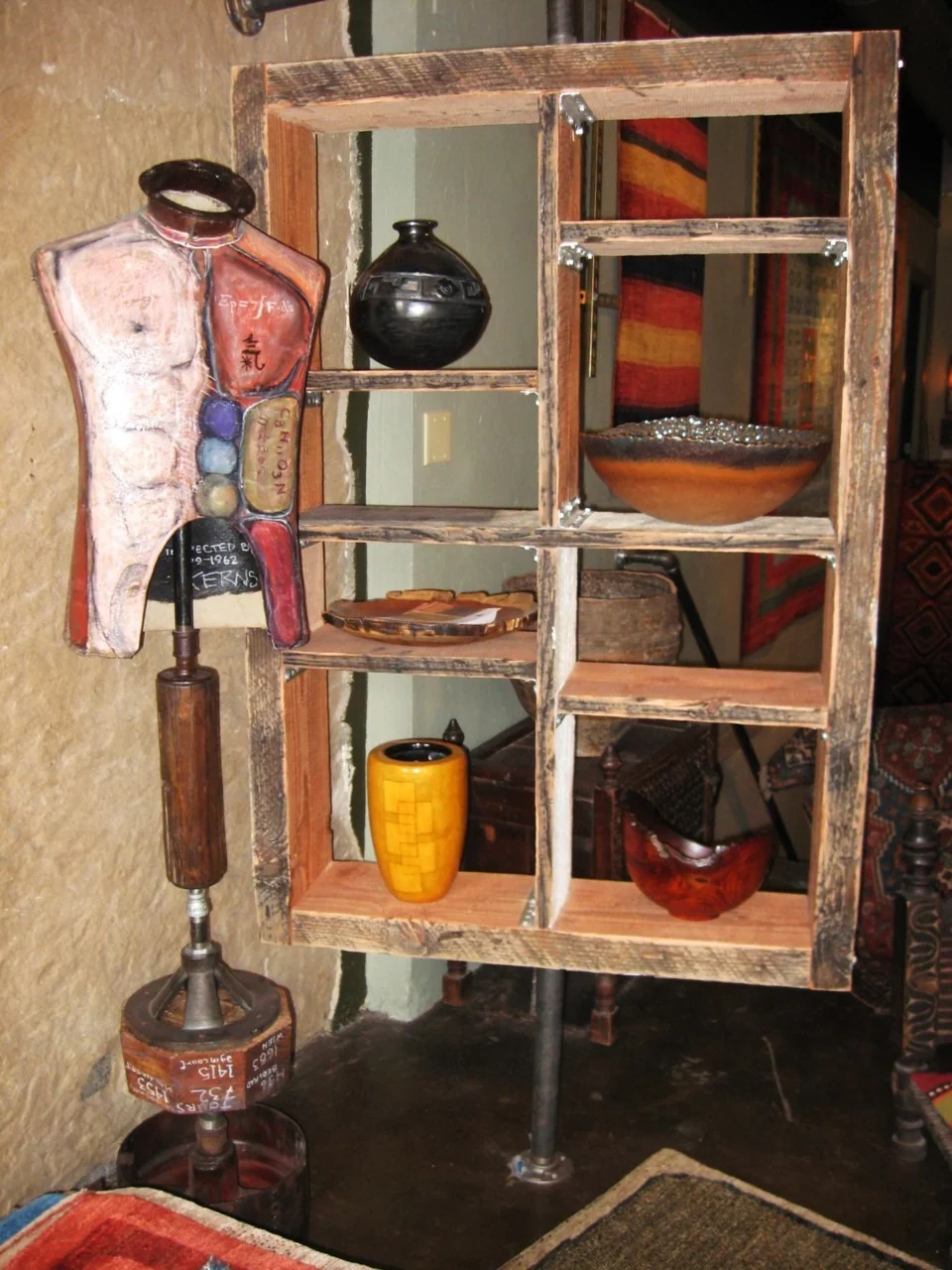 Archival shelf and sculpture by Corehaus