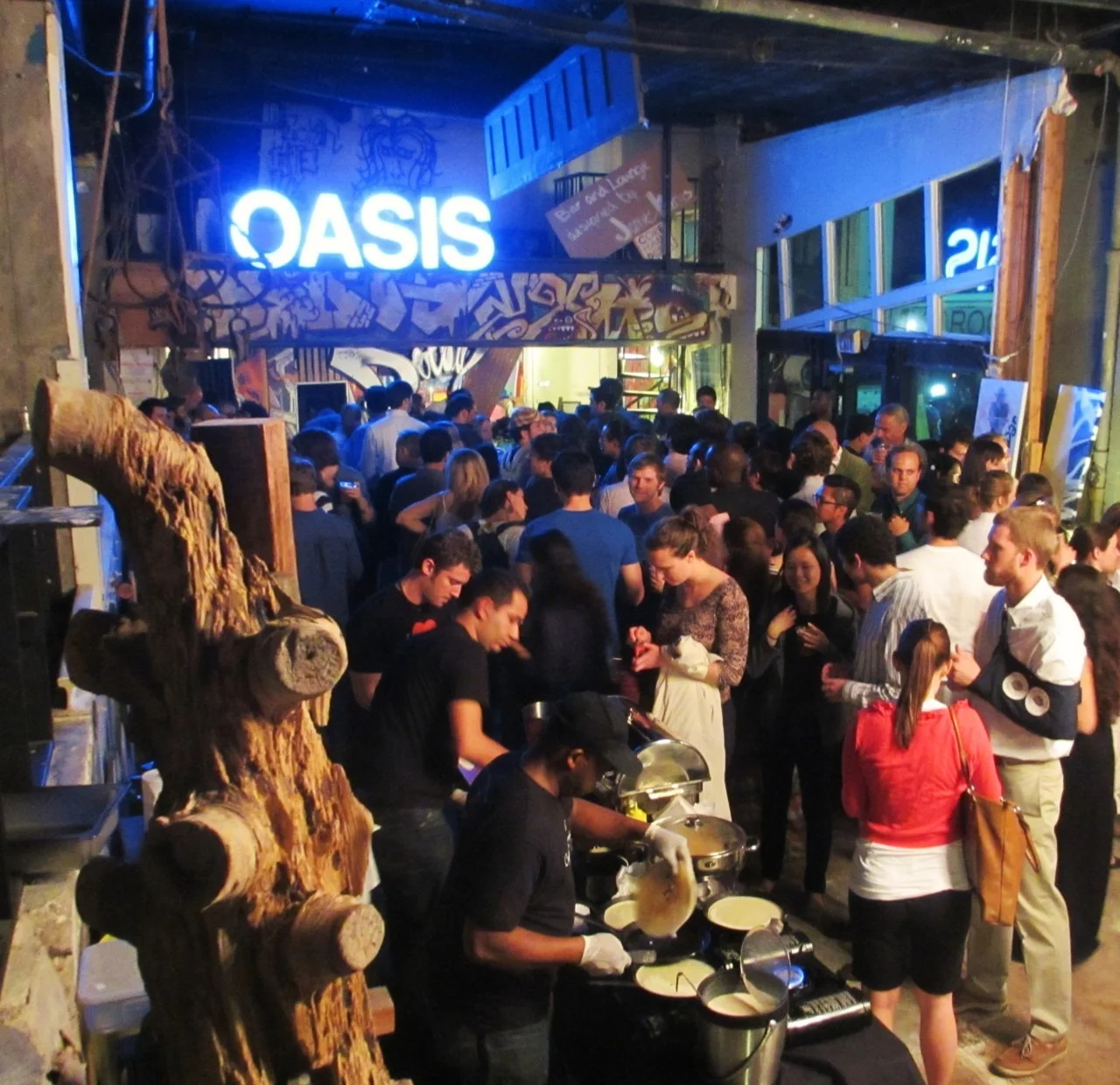 The house was packed for the opening party @ # www.thewaterstreetproject.com #corehaus 