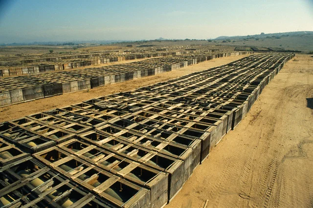 1998 Fallbrook Discarded Napalm Bombs Storage.jpeg