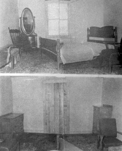1943 German-style bedroom for napalm tests