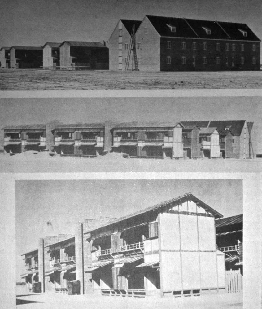 1943 German and Japanese residences for napalm bomb tests