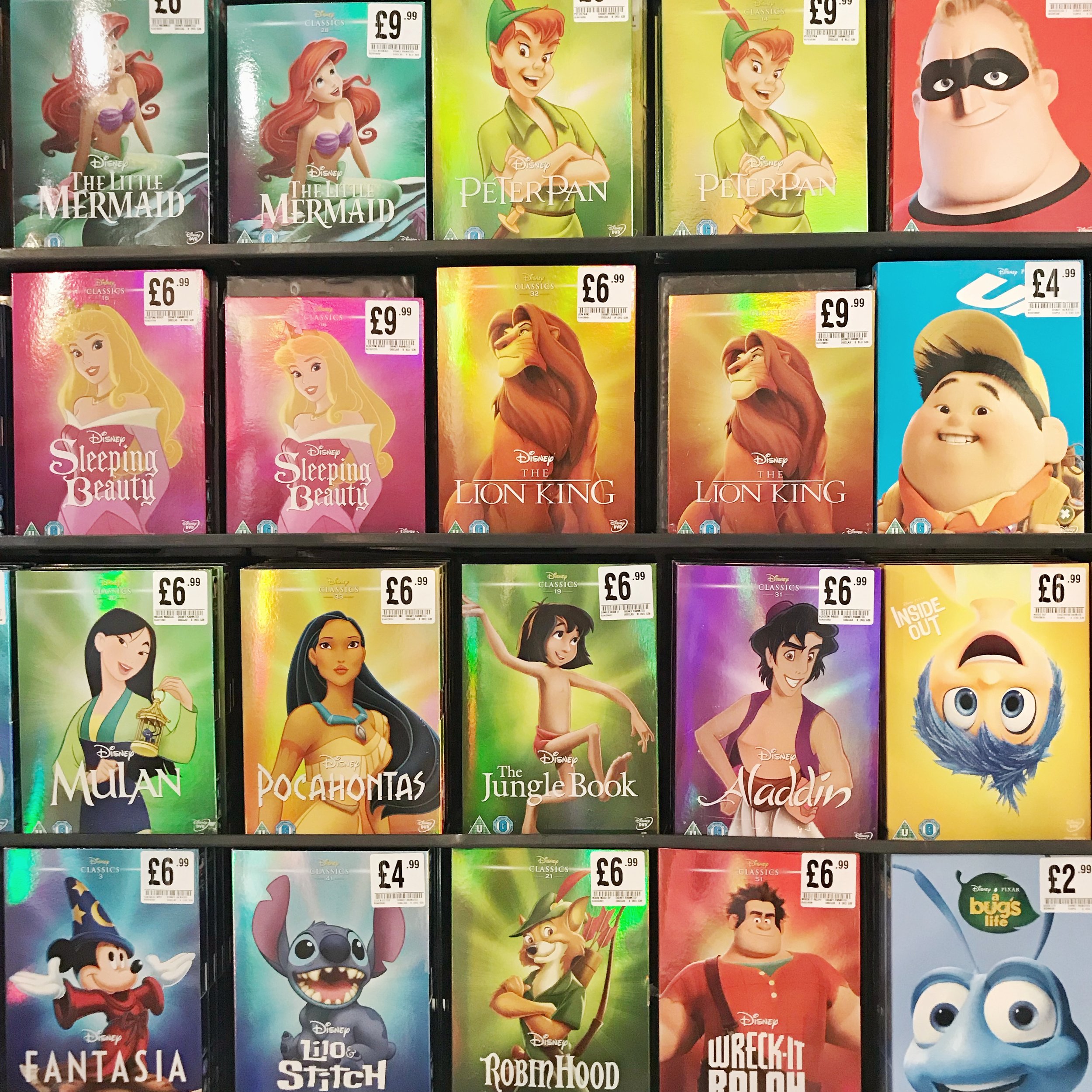 10. Disney Classics DVDs
