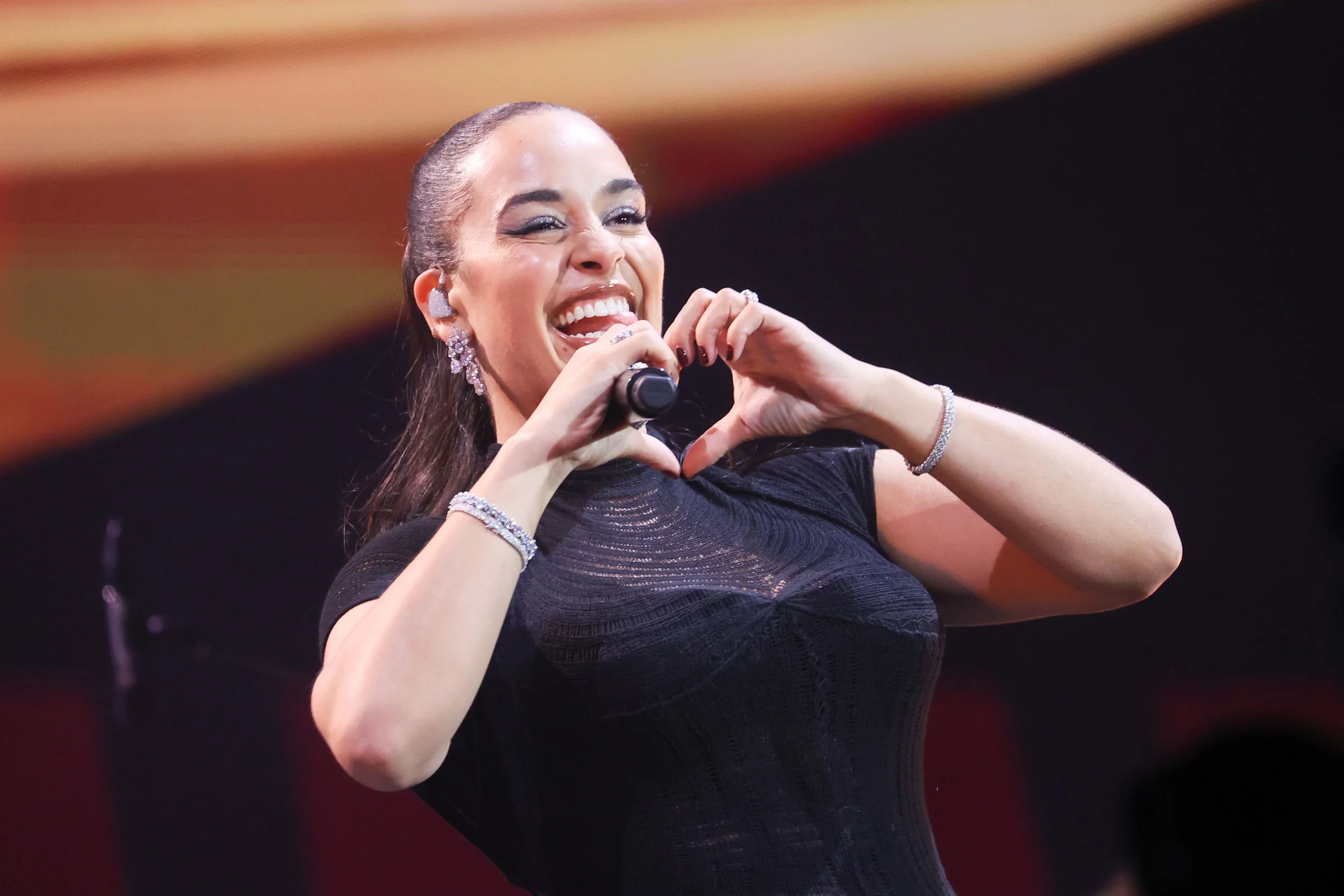 Jorja Smith performing at All Points East 2026