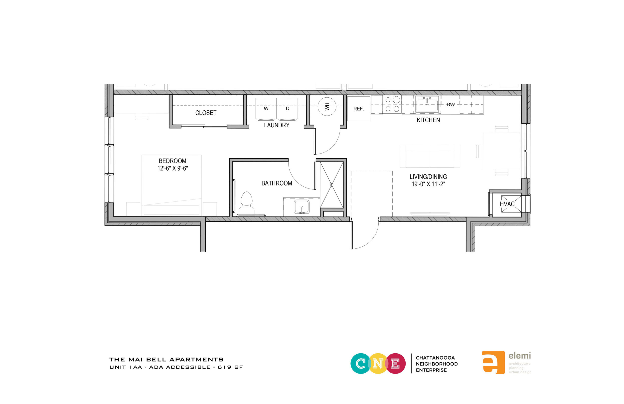 603-619 sq. ft. $800 market rate $462-$549 income-restricted