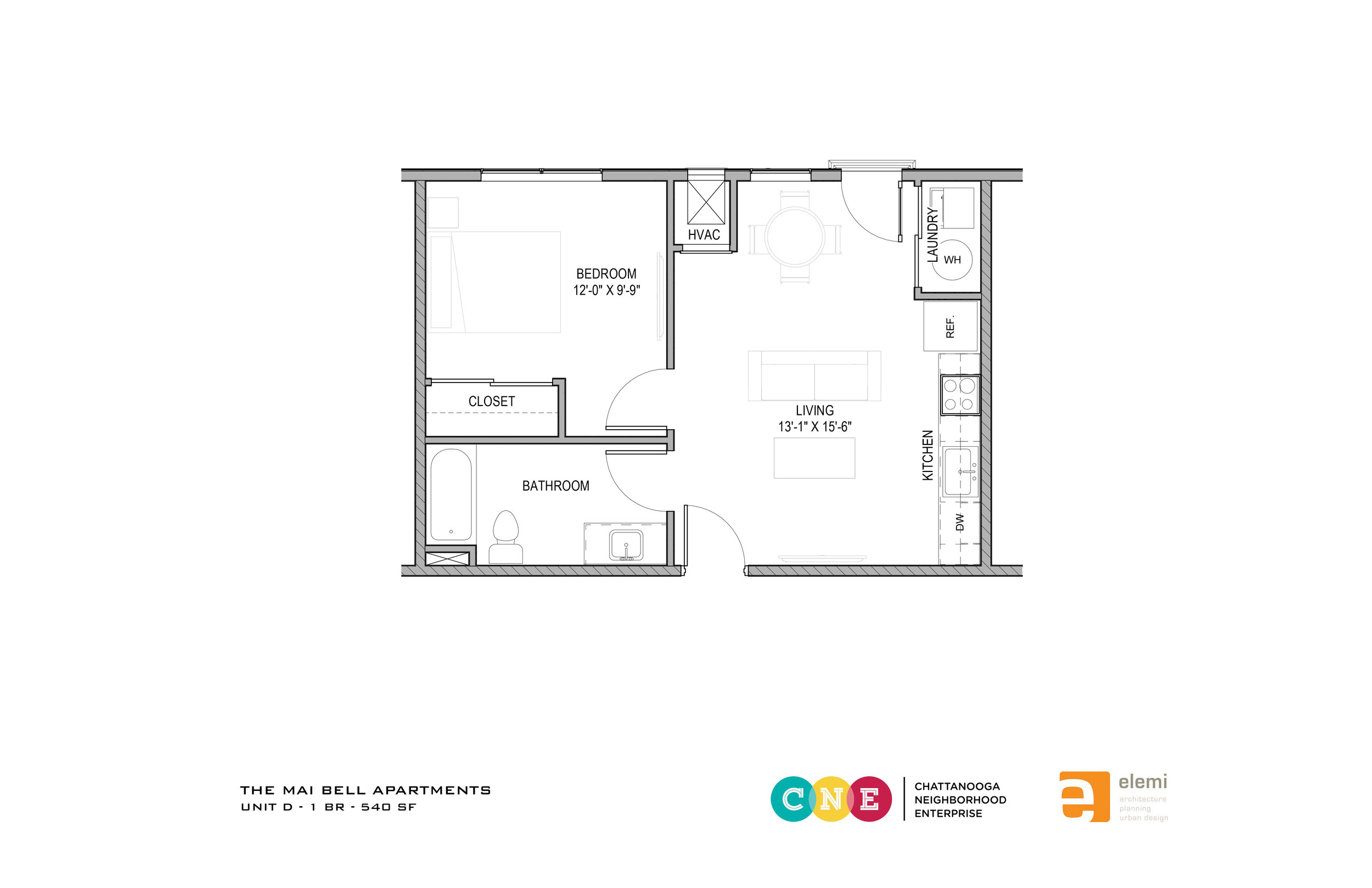 619 sq. ft. $825 market rate $462-$549 income-restricted