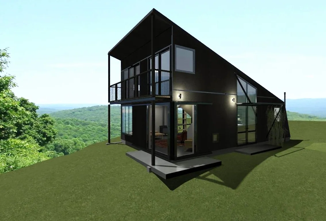  Concept design presentation.&nbsp; This design stands on its own, but is configured to allow for a future modular addition for when the family expands. 