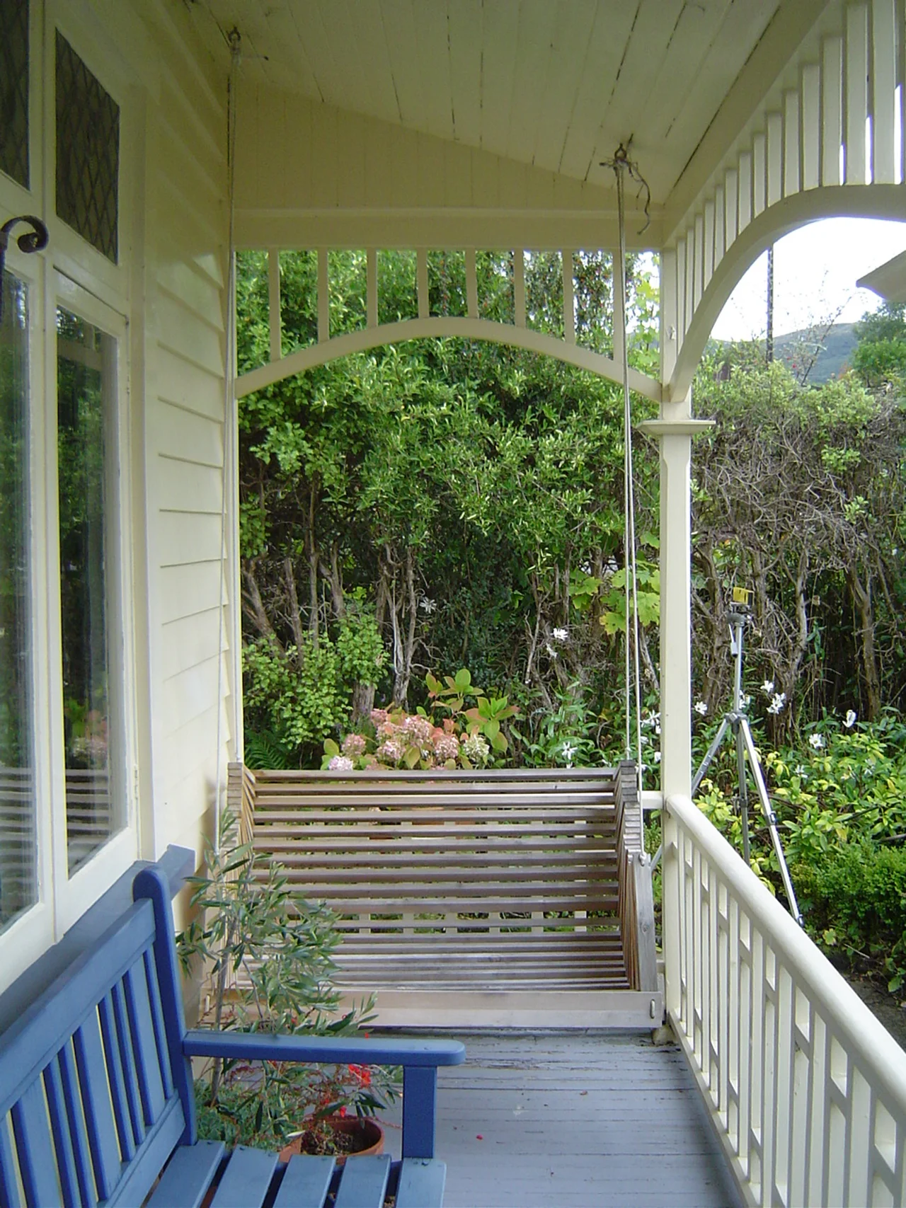 The existing verandah.