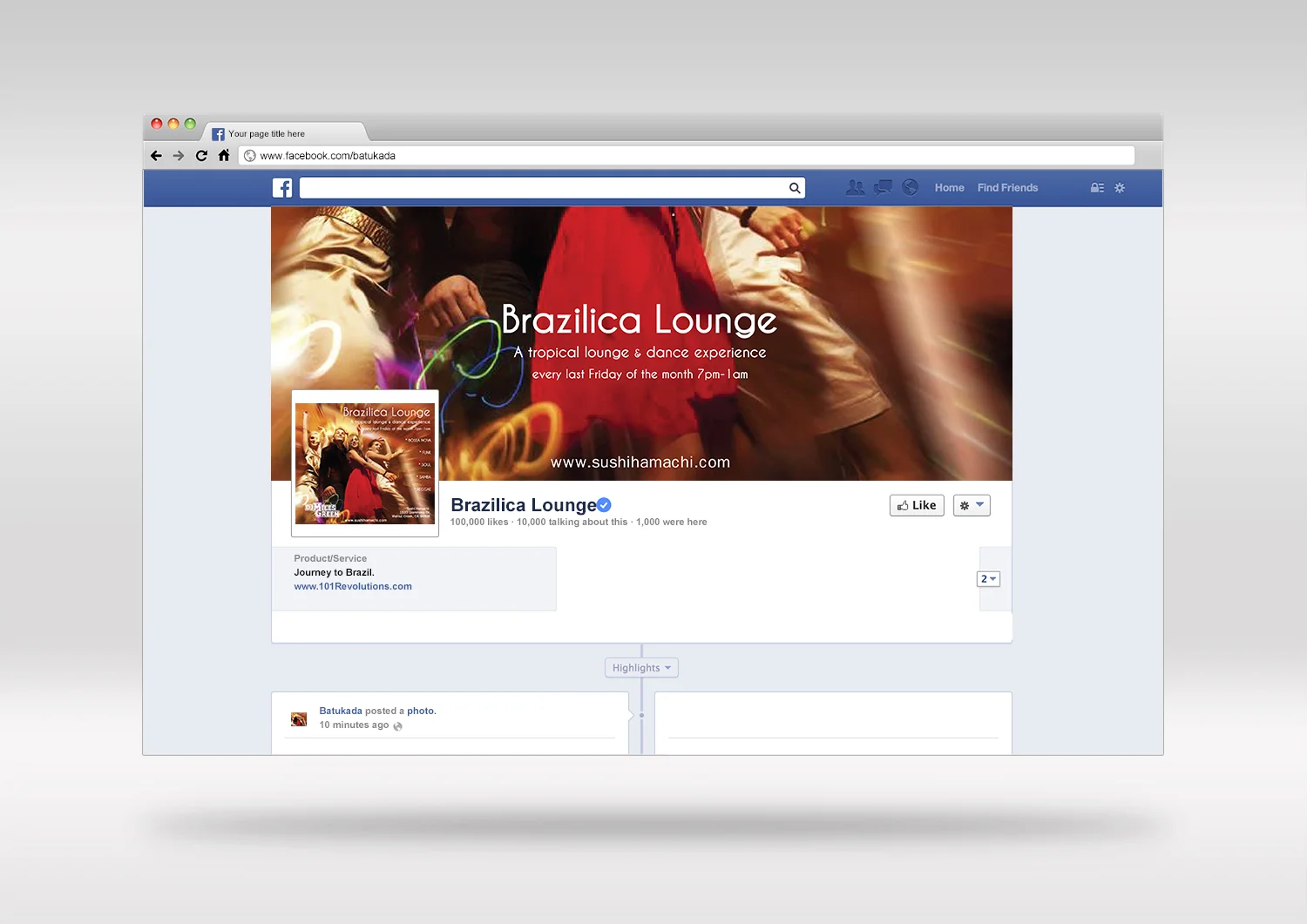 Facebook Event Page