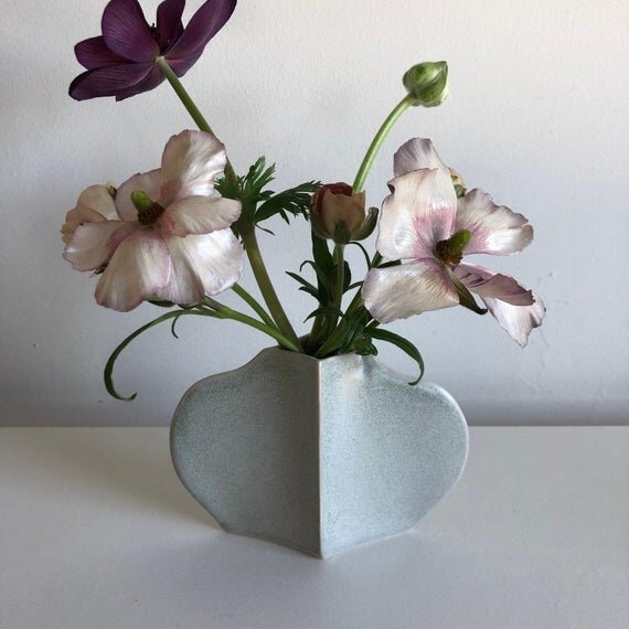 Symmetry Bud Vases in Grey Mist
