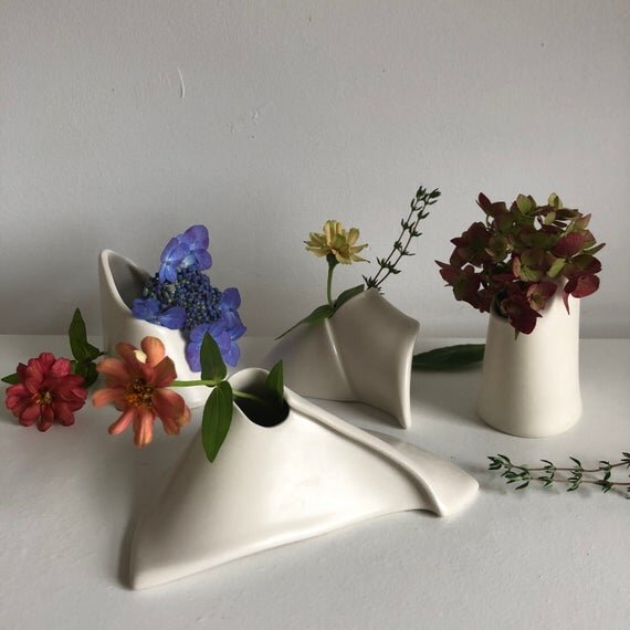 Sculptural Bud Vases (Set of 4)