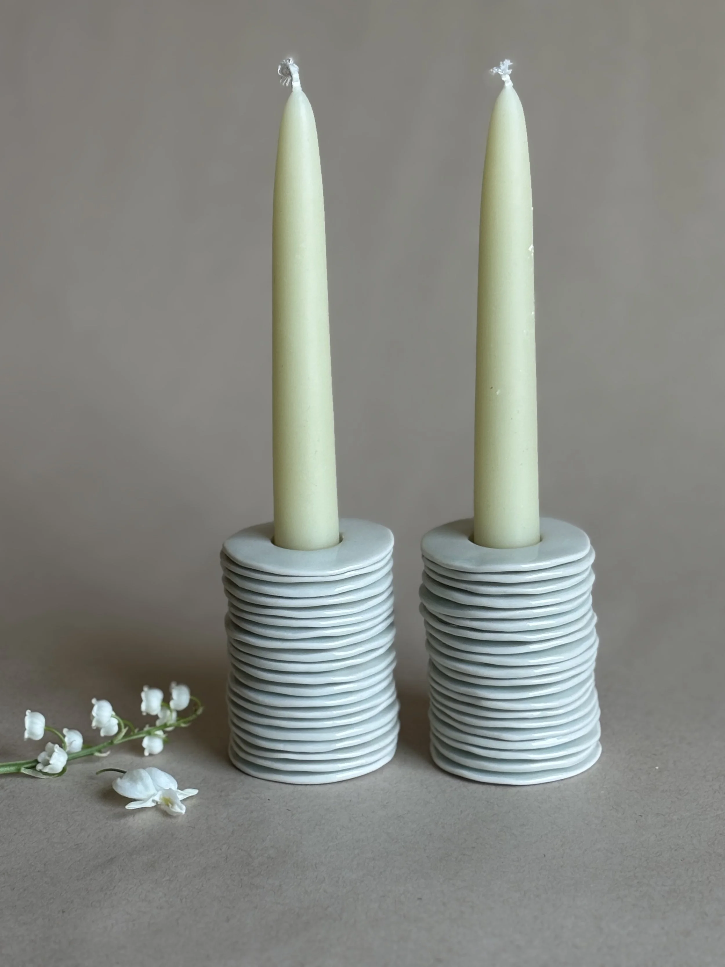 Short Stack Candlesticks (Pair)