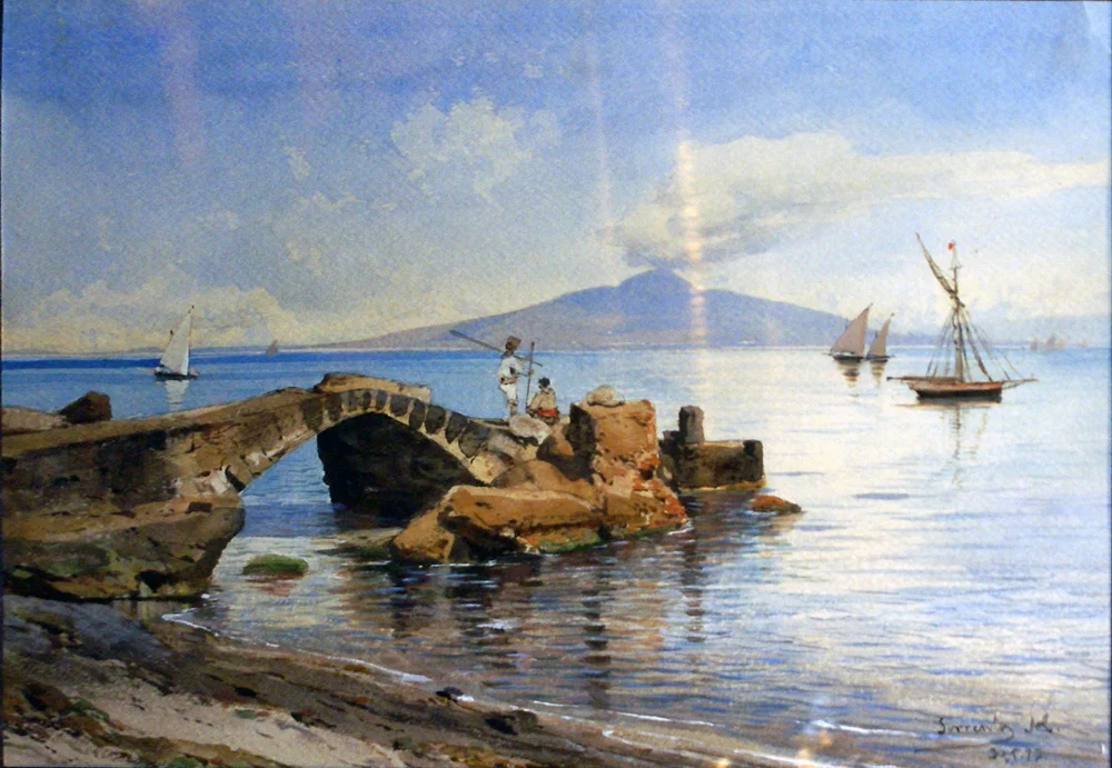 Ascan Lutteroth Il Vesuvio da Sorrento.jpg