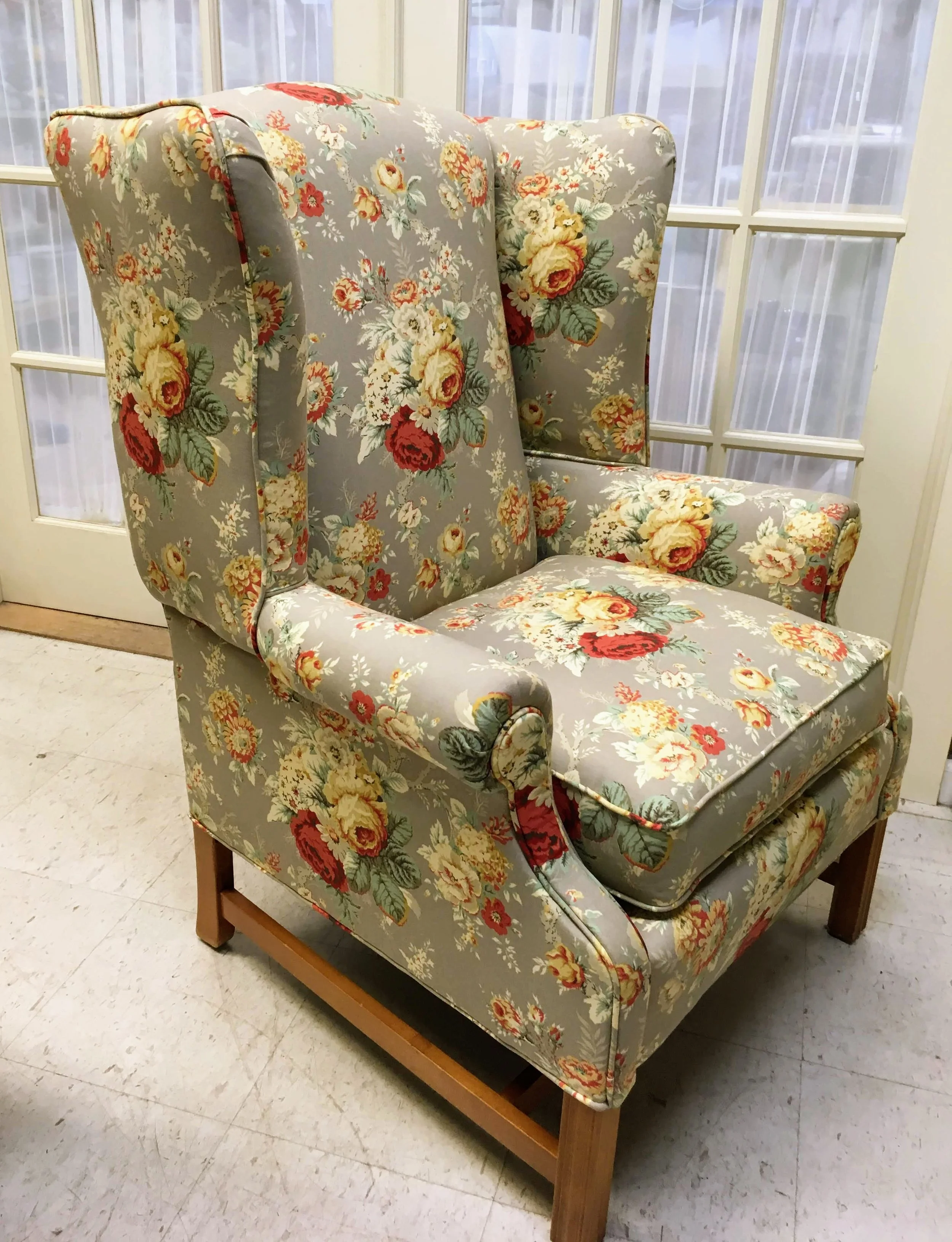 wing back chair